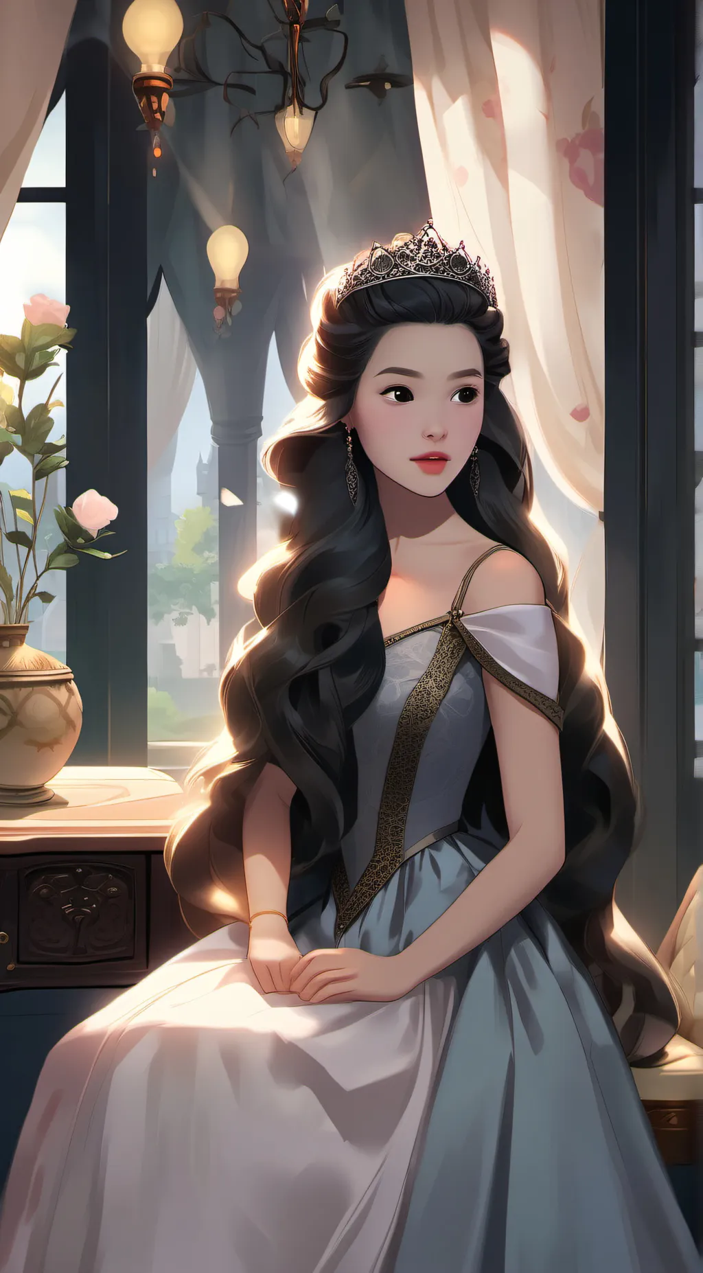 ai character: ellie background