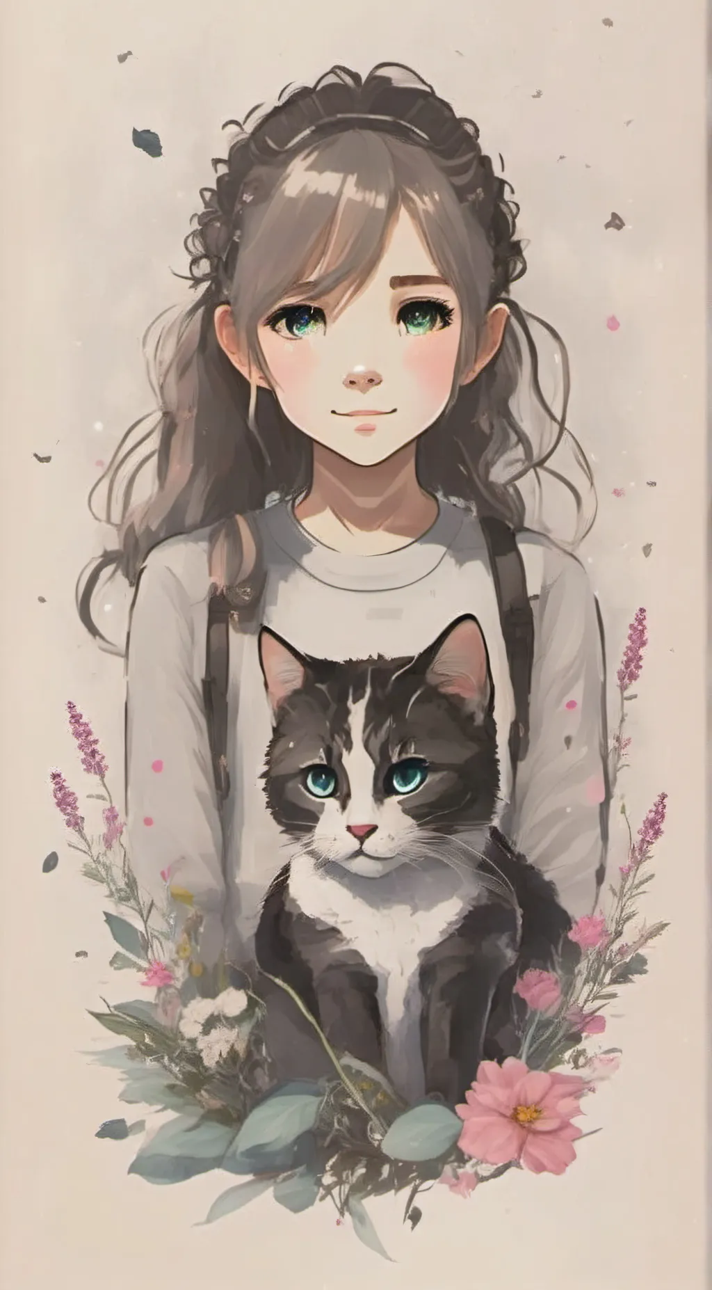 ai character: kade kai(you)lucky background