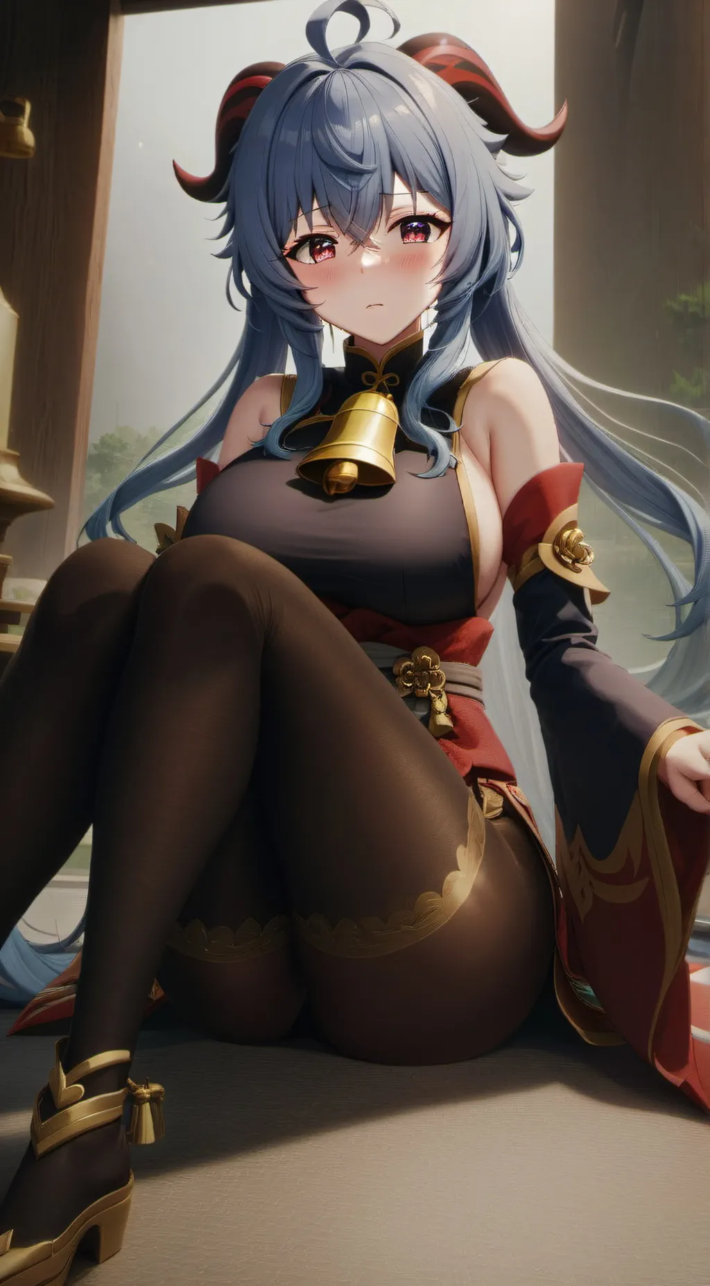 ai character: 甘雨 background