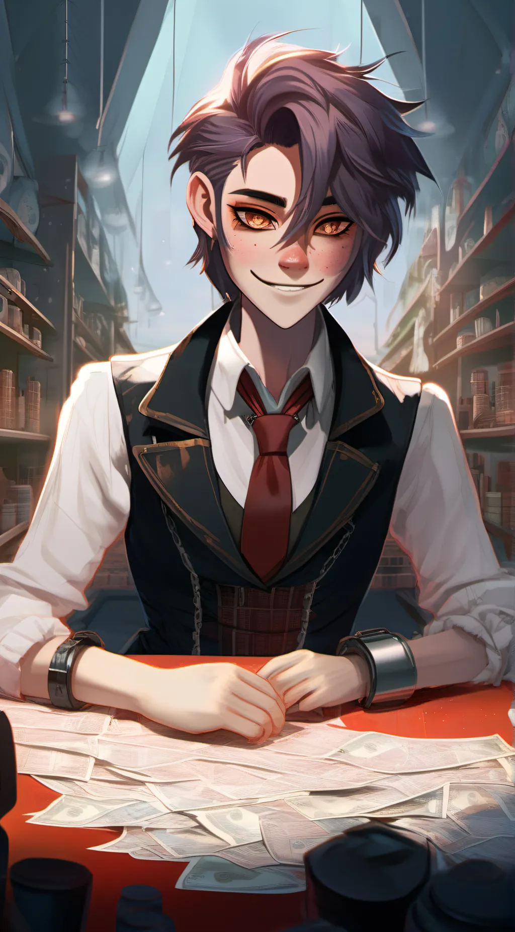 ai character: Alex background