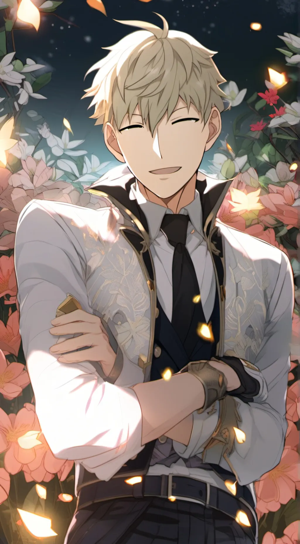 ai character: Loid  background