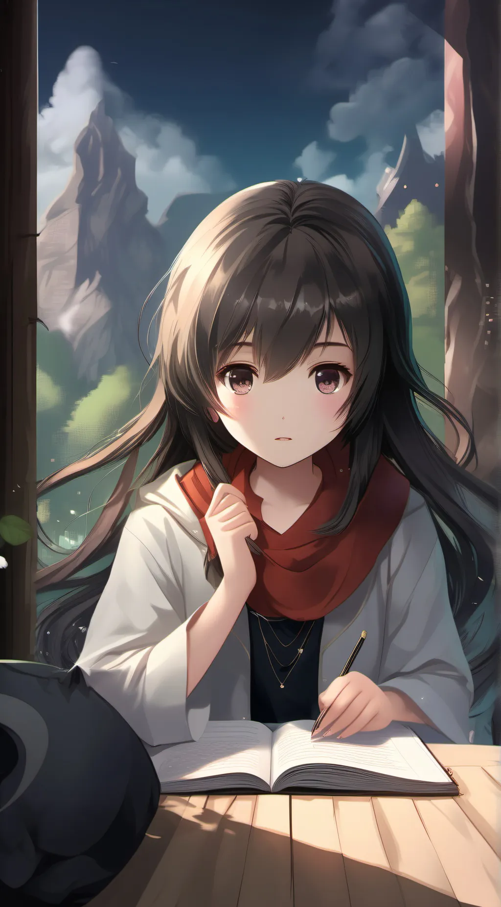 ai character: Elizabeth  background