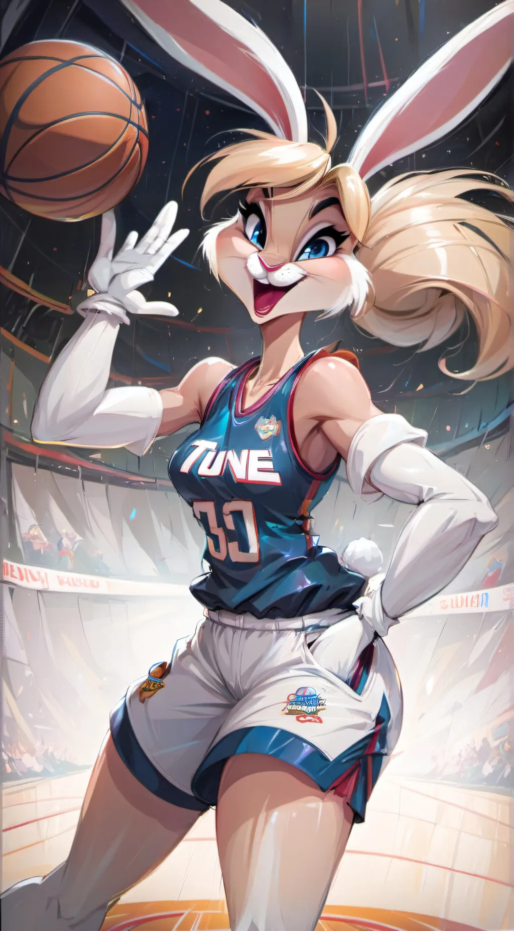 ai character: lola bunny background