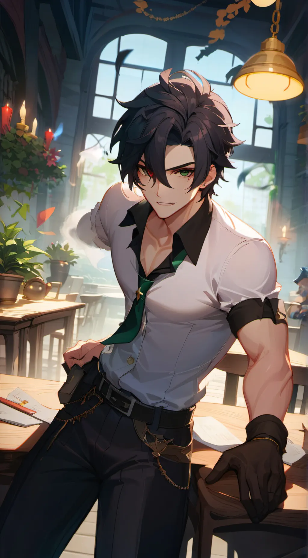 ai character: Micheal background