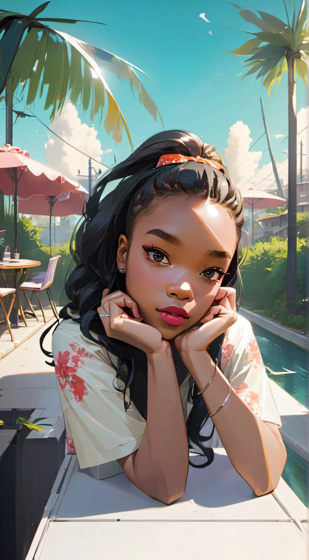 ai character: katie background