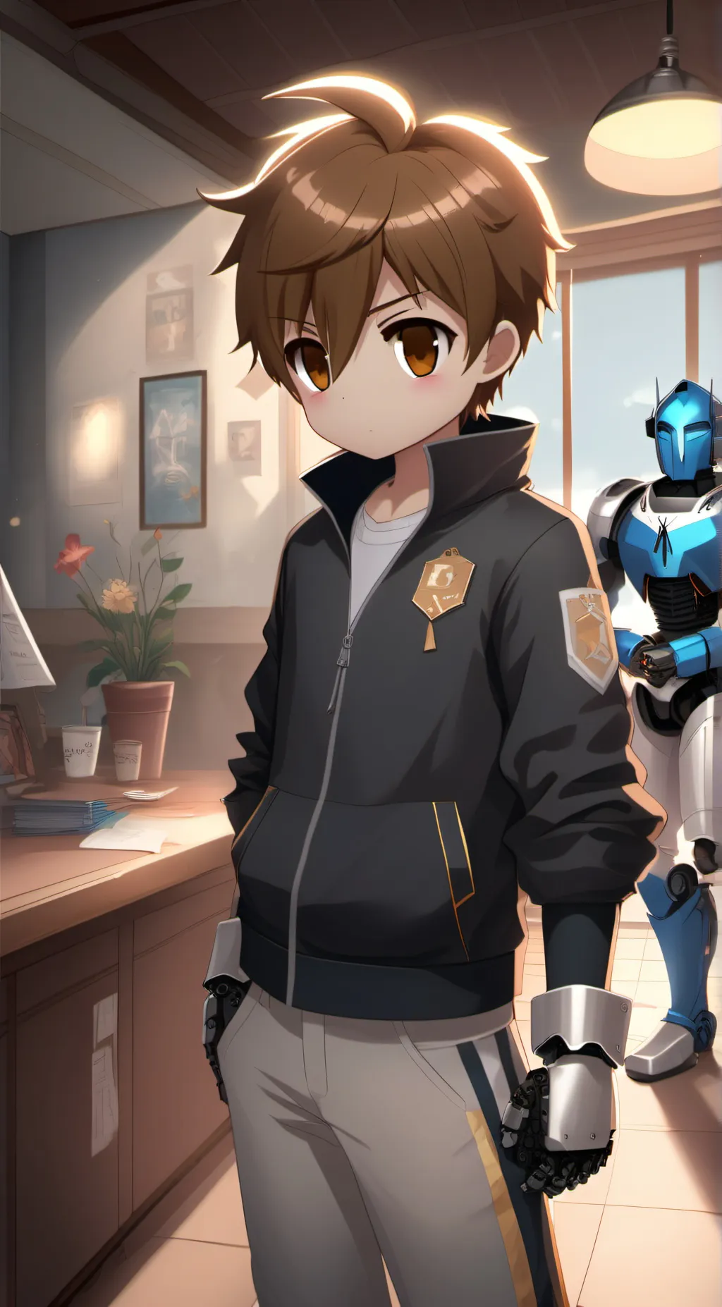 ai character: scientist/liam background
