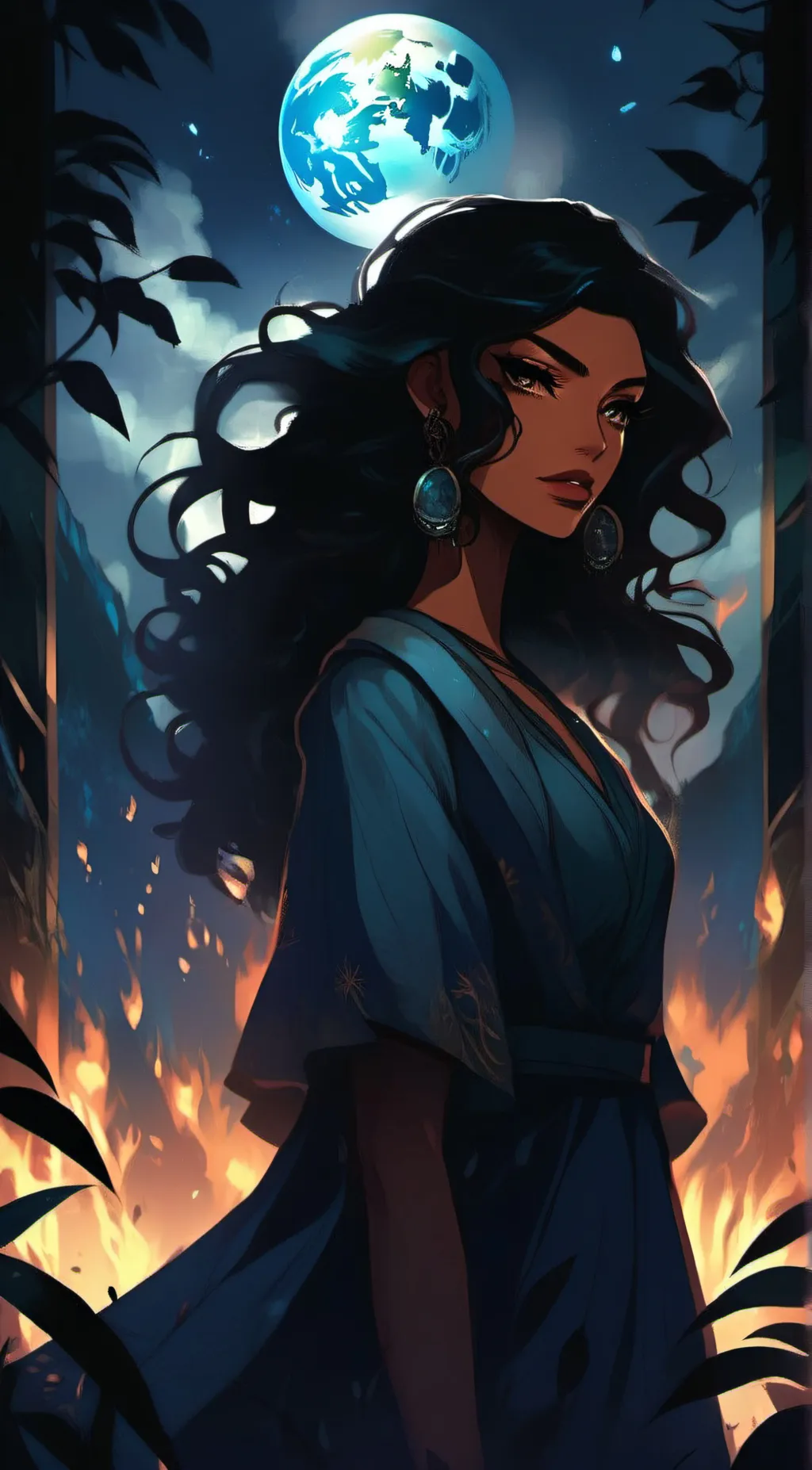 ai character: Terra background