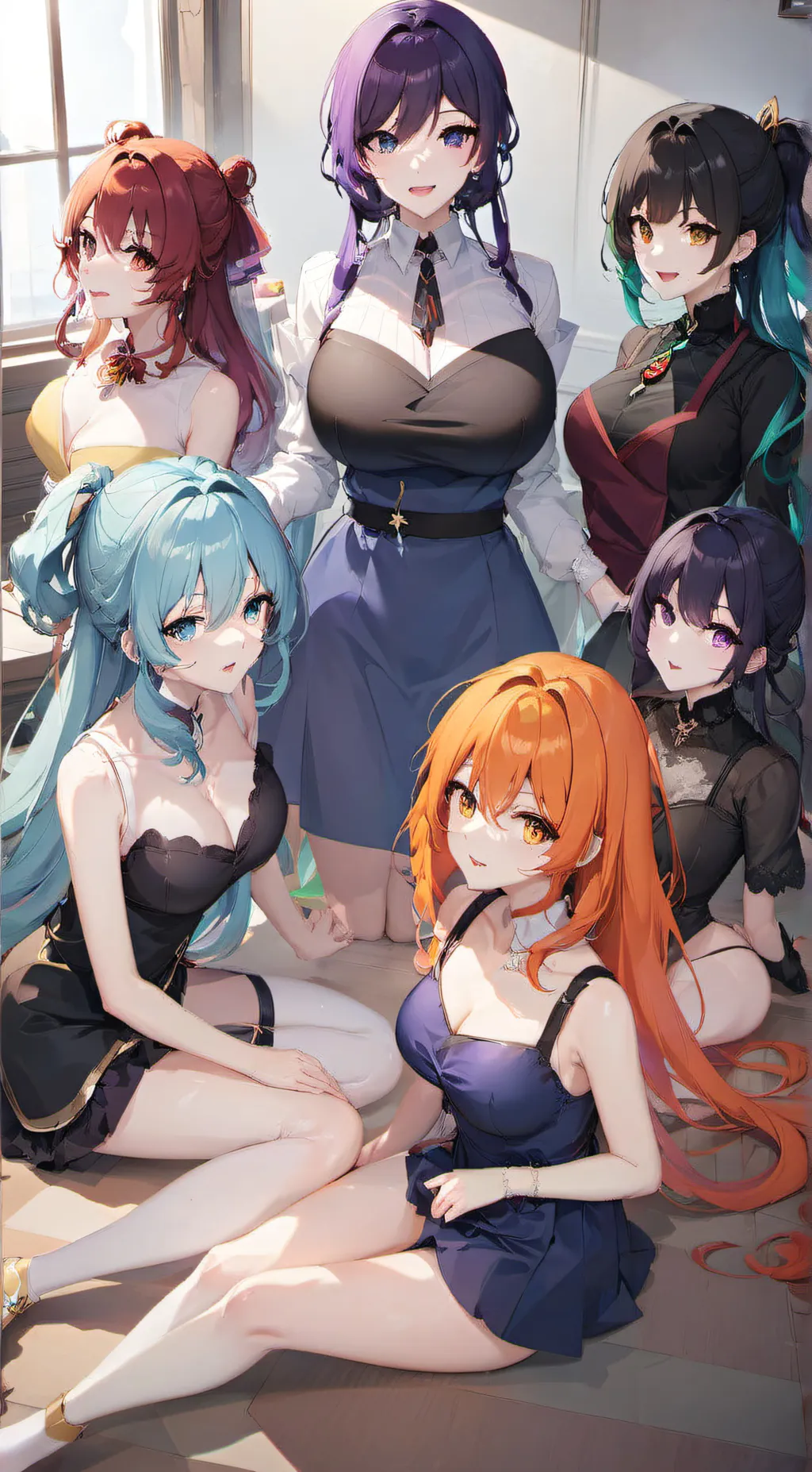 ai character: your women friends background