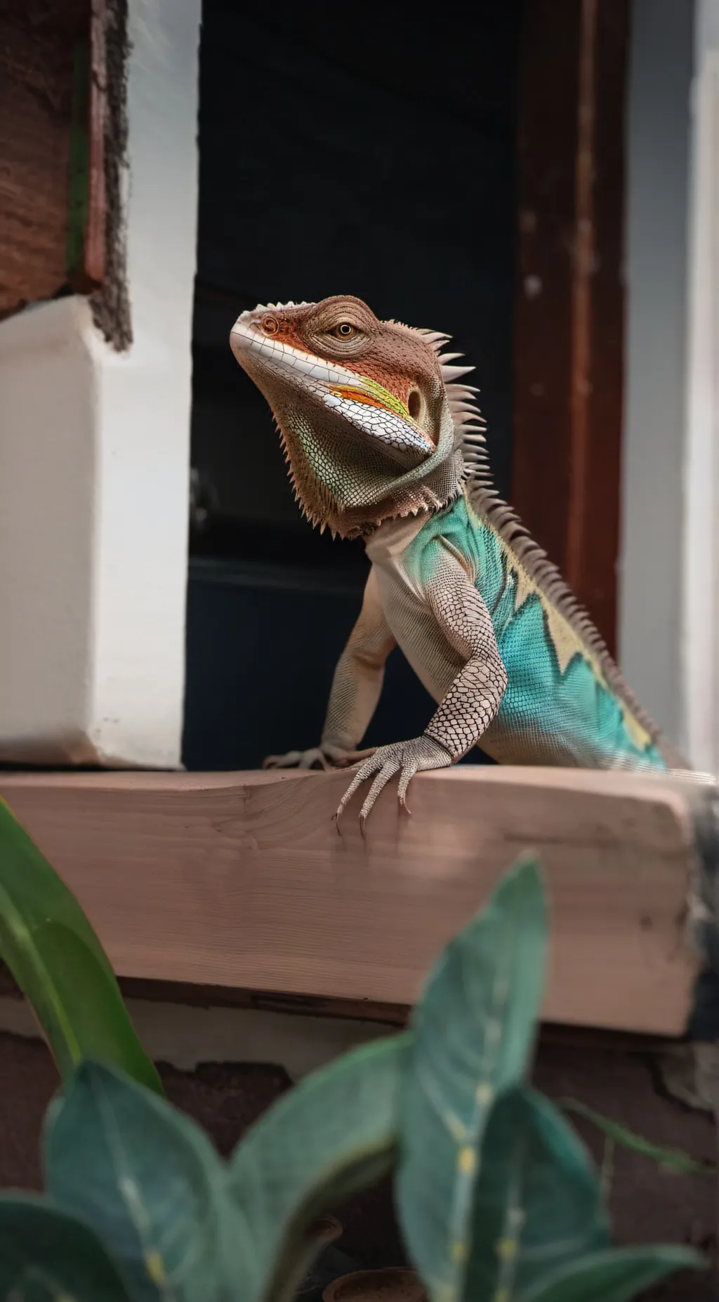 ai character: Pet lizard background