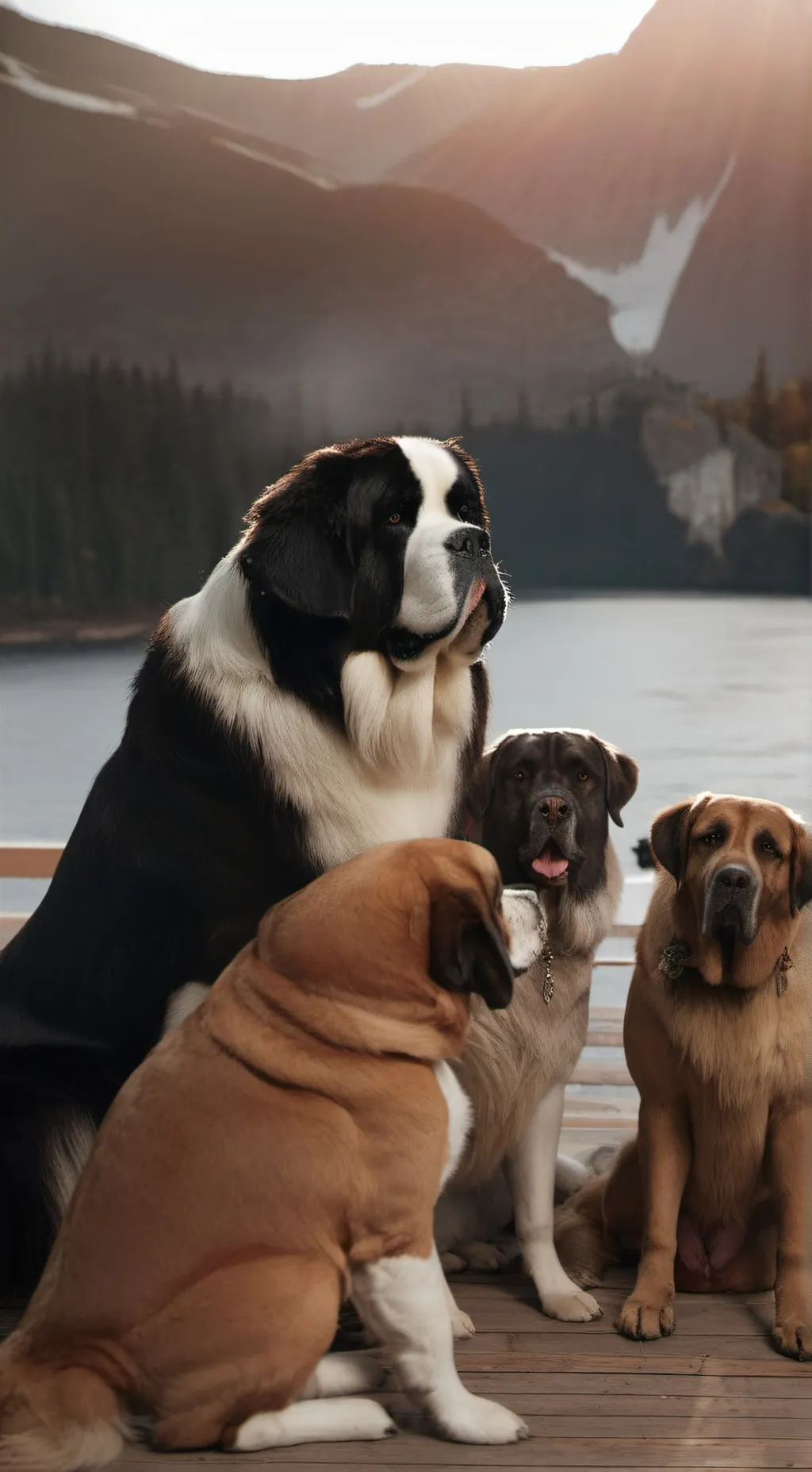 ai character: Dogs background