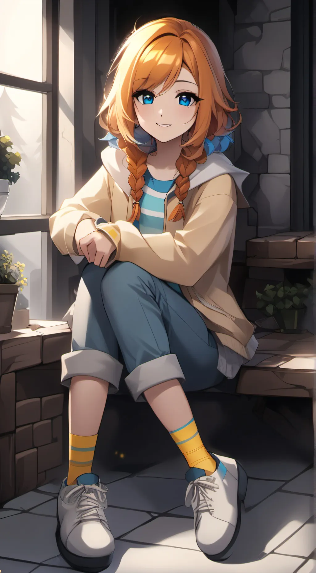 ai character: princess hana background