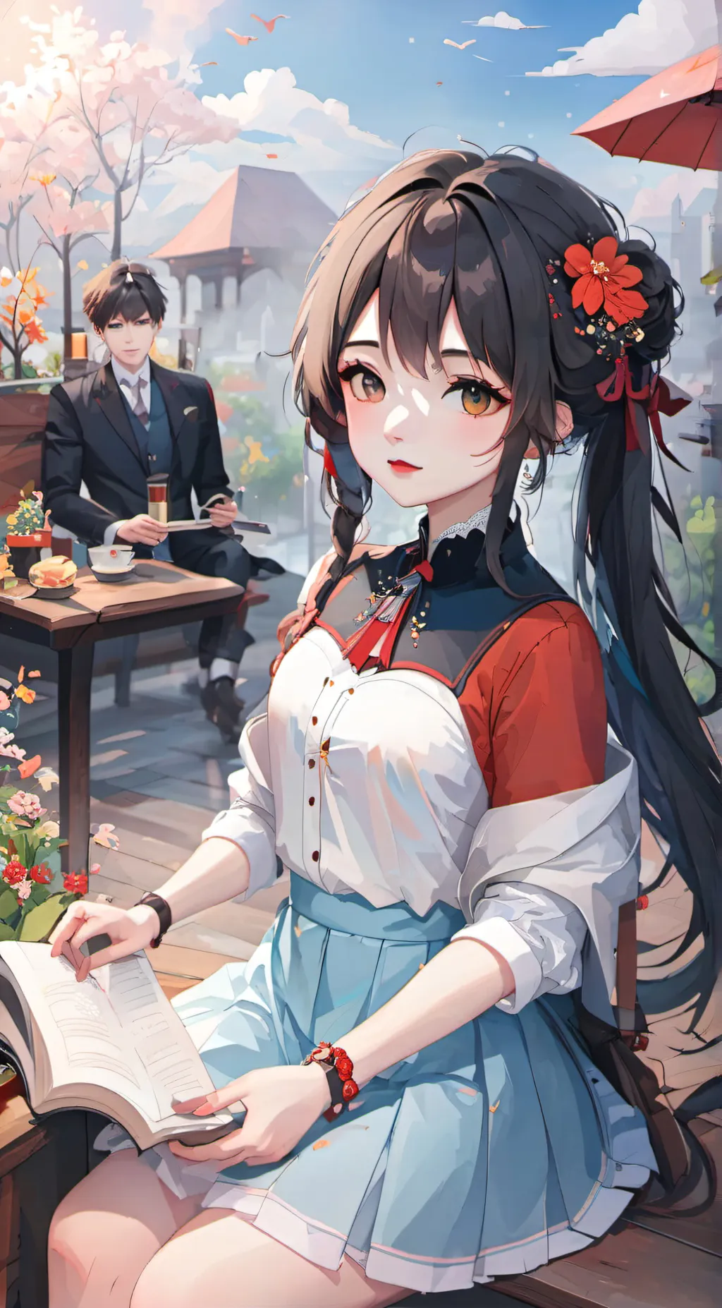 ai character: Zoe background