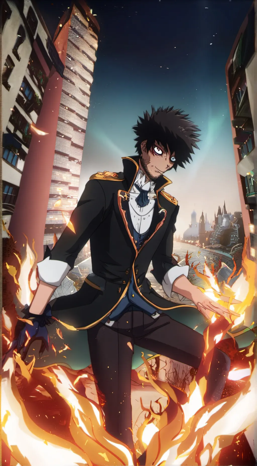 ai character: Dabi~Lov background