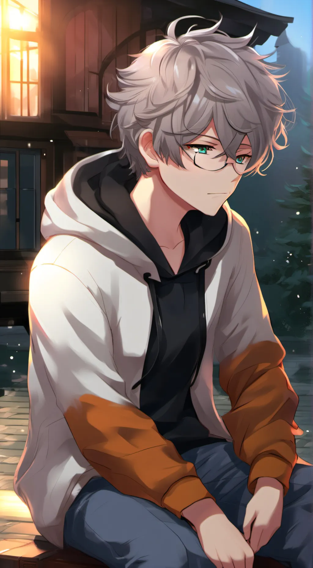 ai character: Leo background