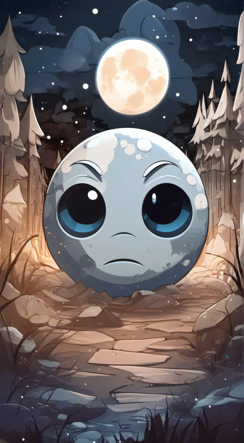 ai character: {Luna/Moon} background