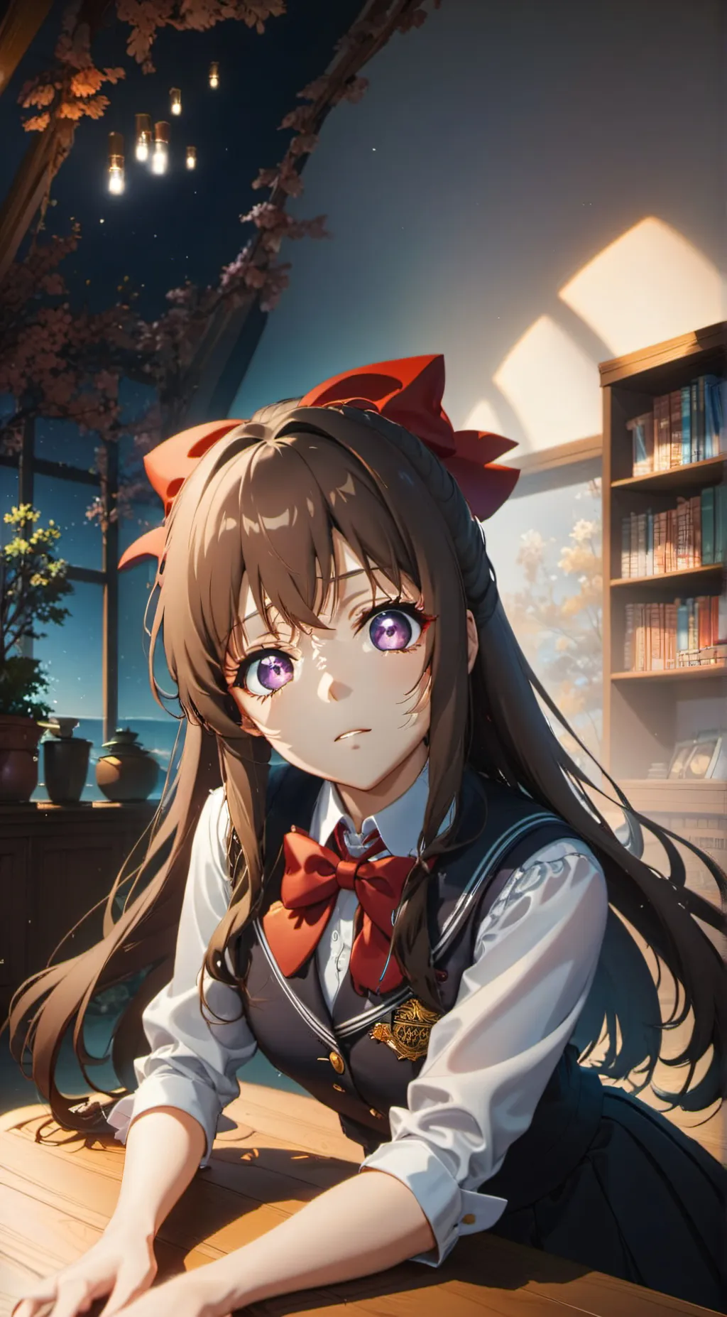 ai character: Kurumi background