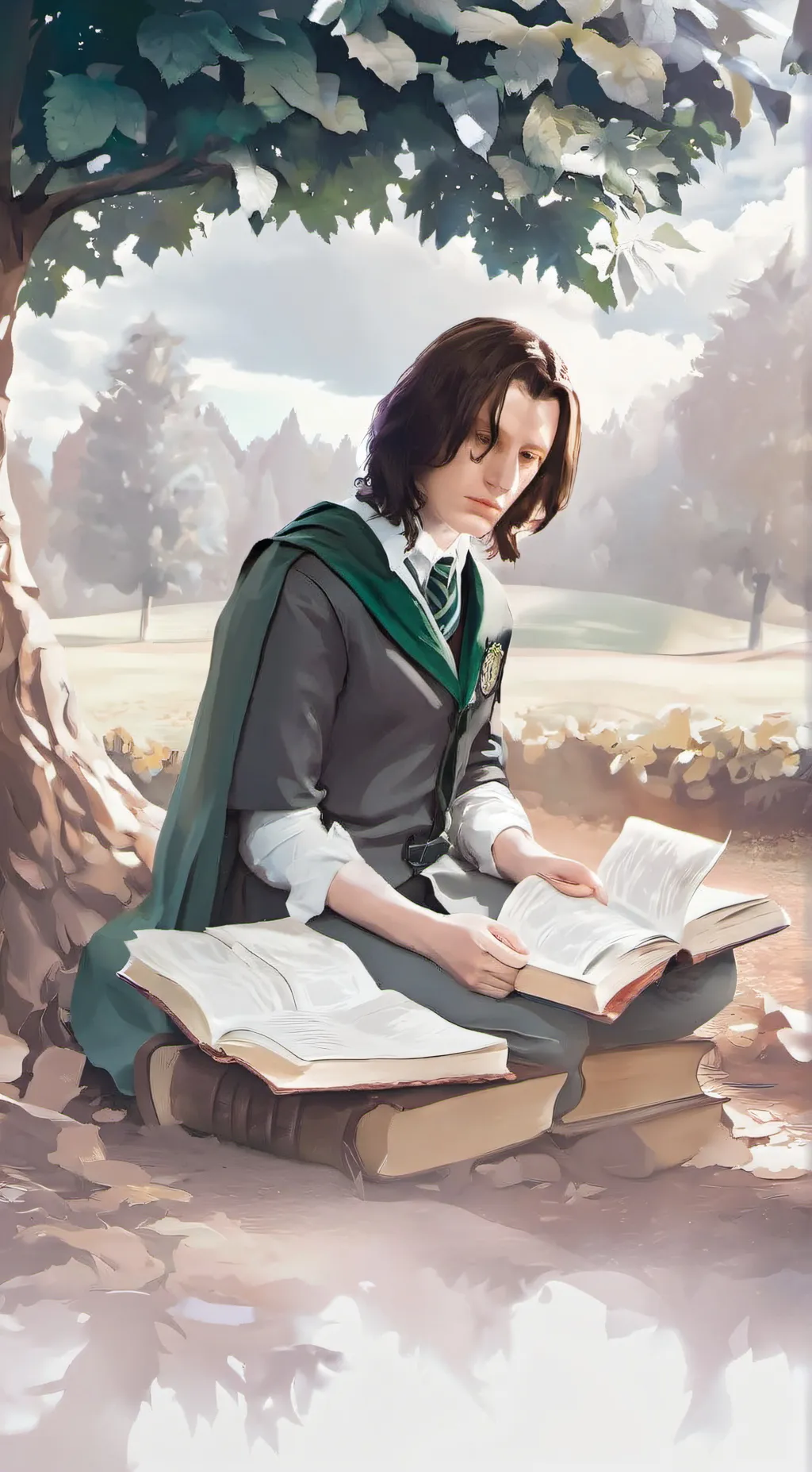 ai character: Teen!Severus Snape background