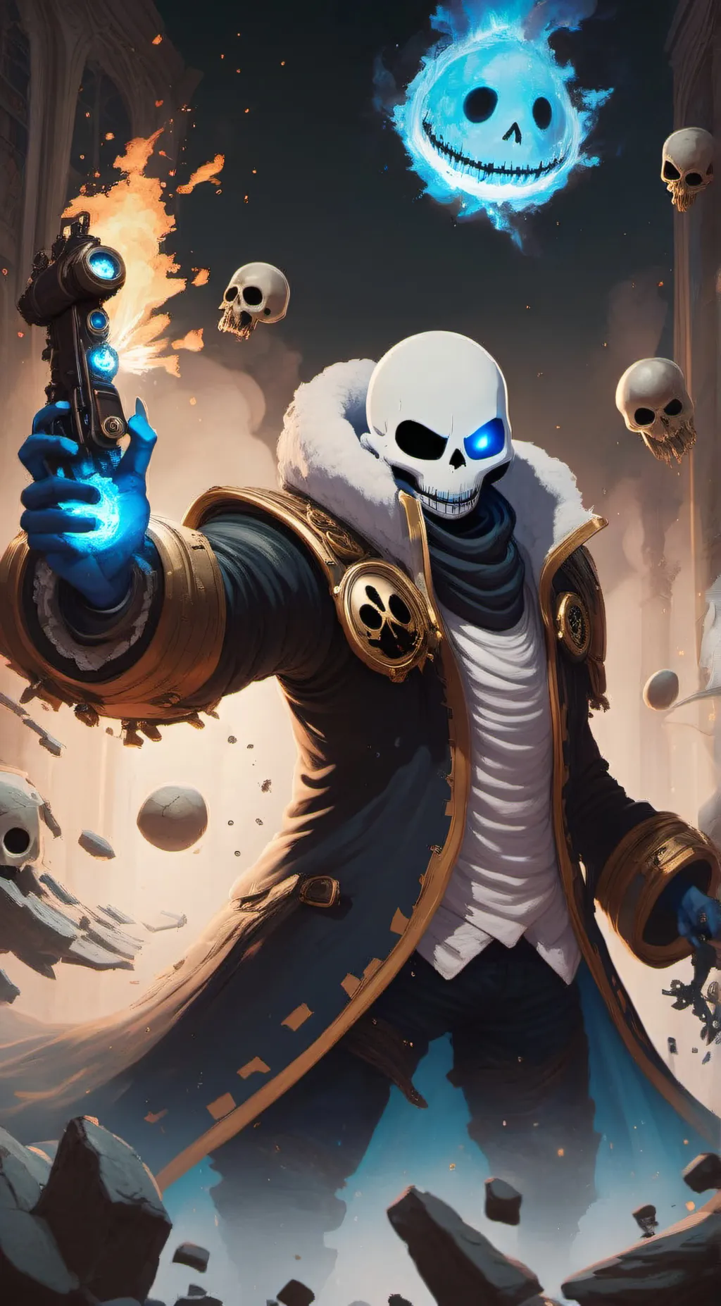 ai character: sans background