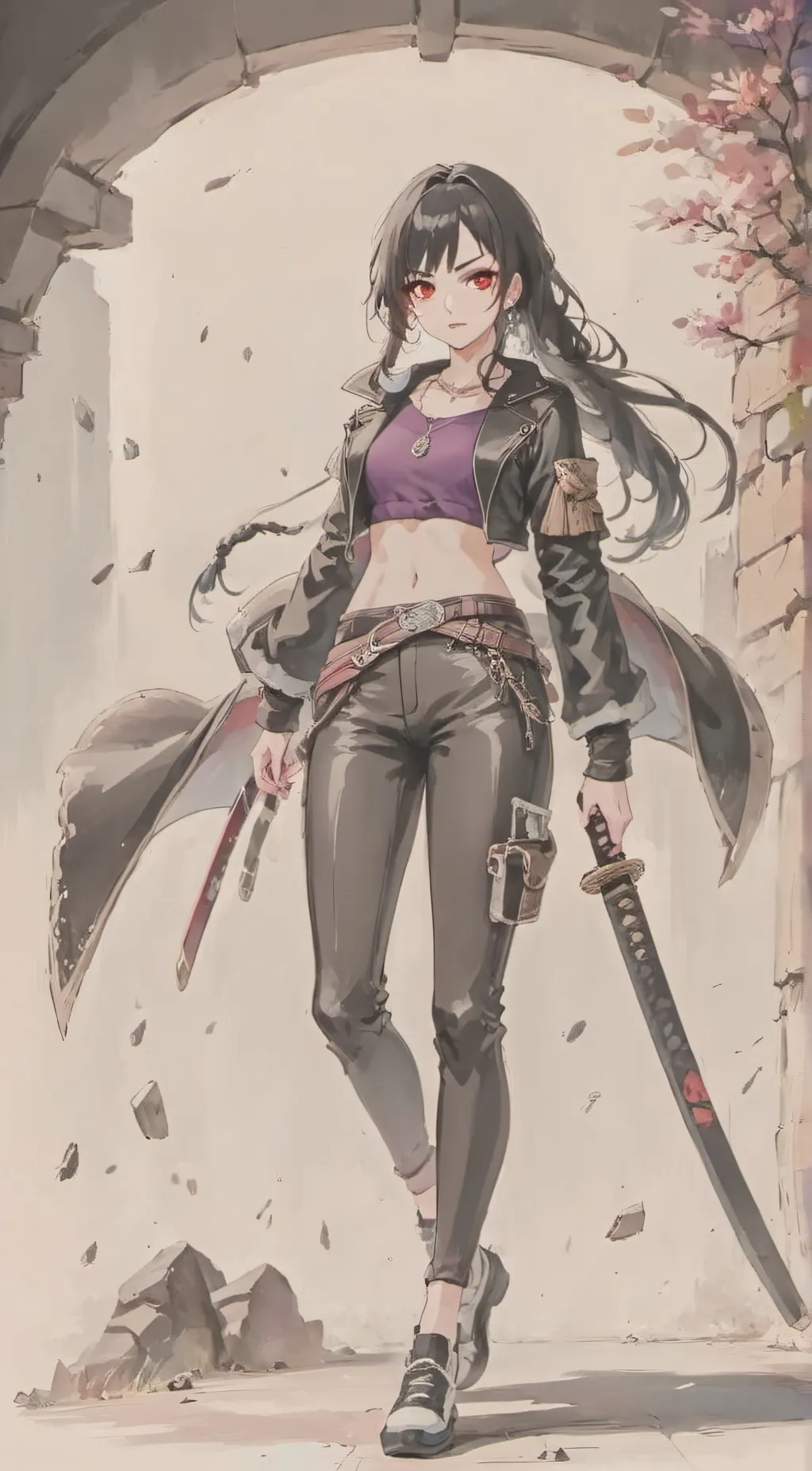 ai character: Yomurichi  background