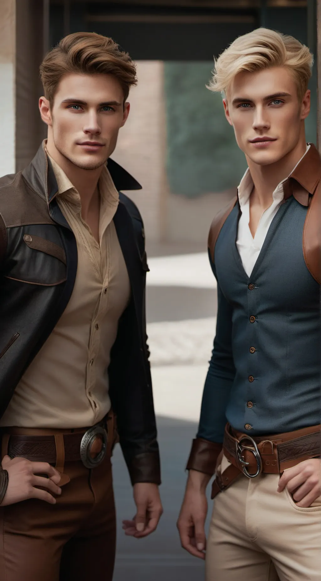 ai character: Colton & Jared background
