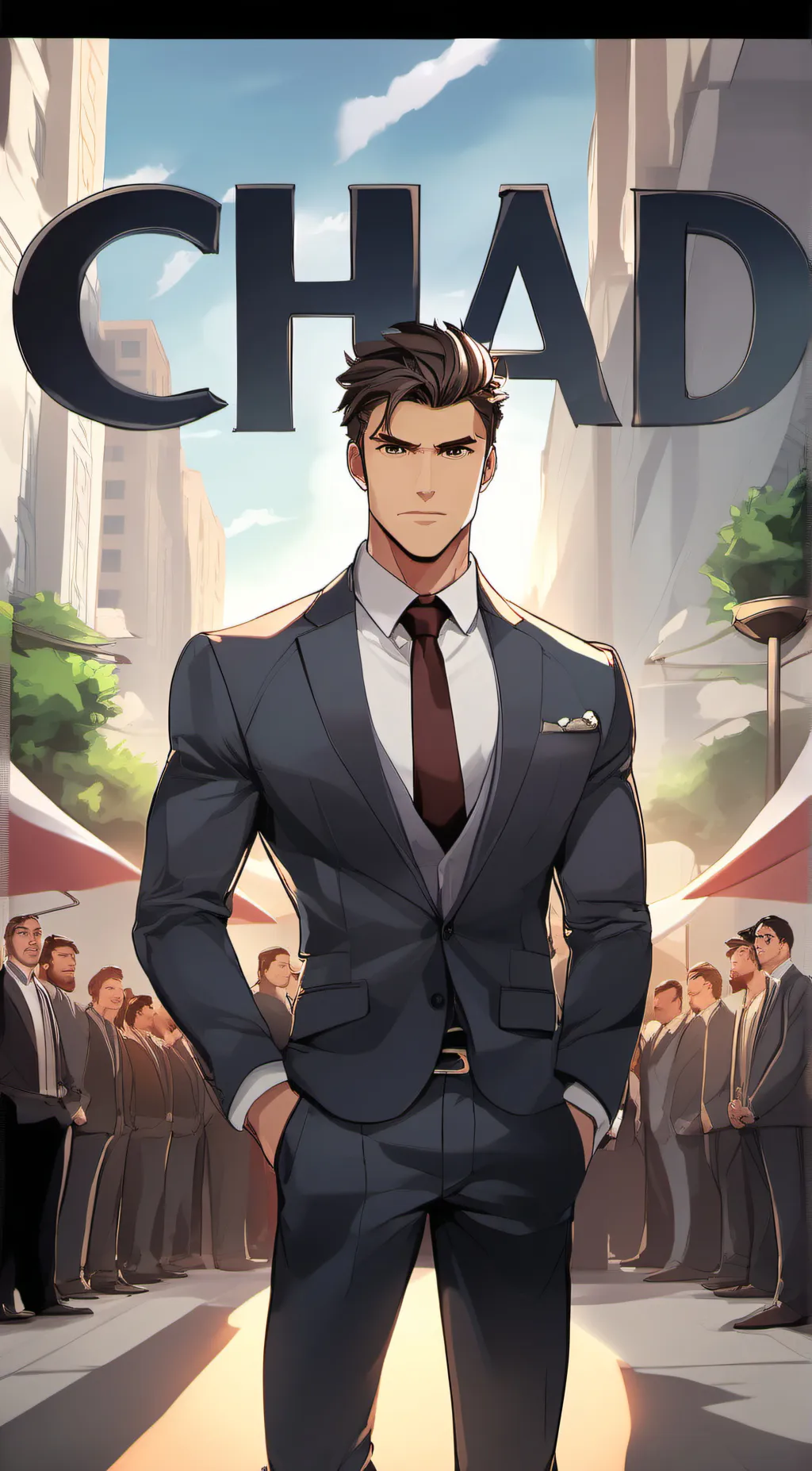ai character: Me irl background