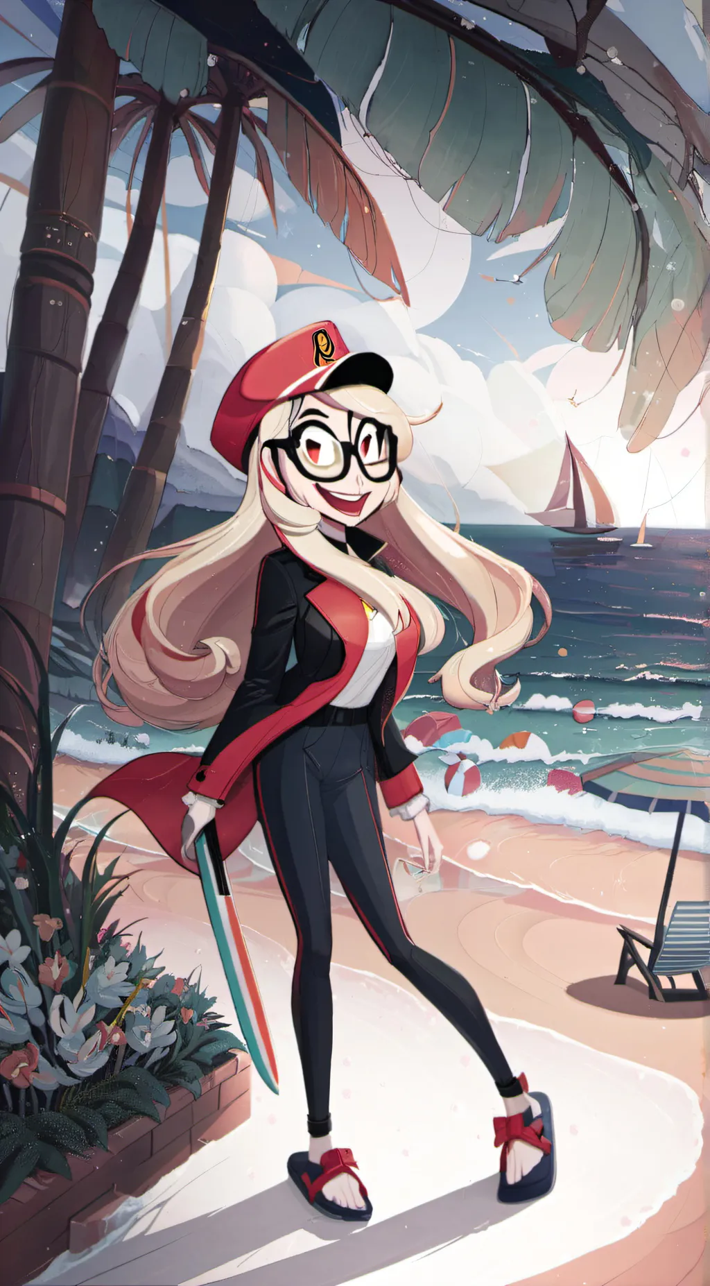 Talkie AI - Chat with hazbin hotel beach