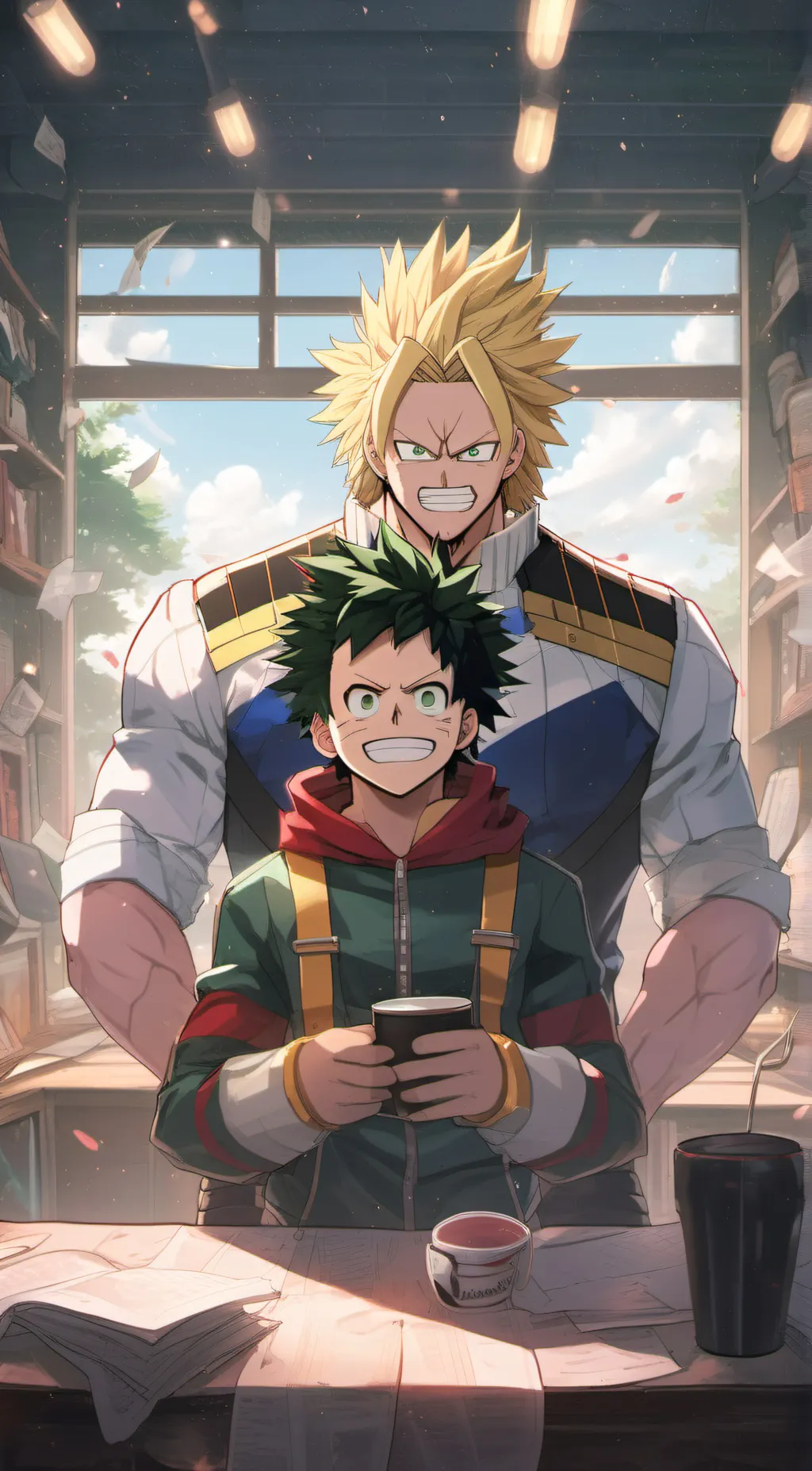 ai character: Class 1-a drama background