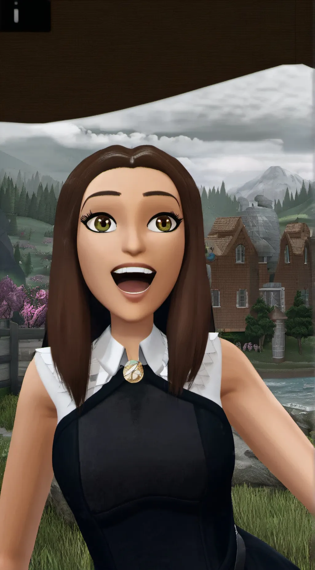 ai character: Rawr background