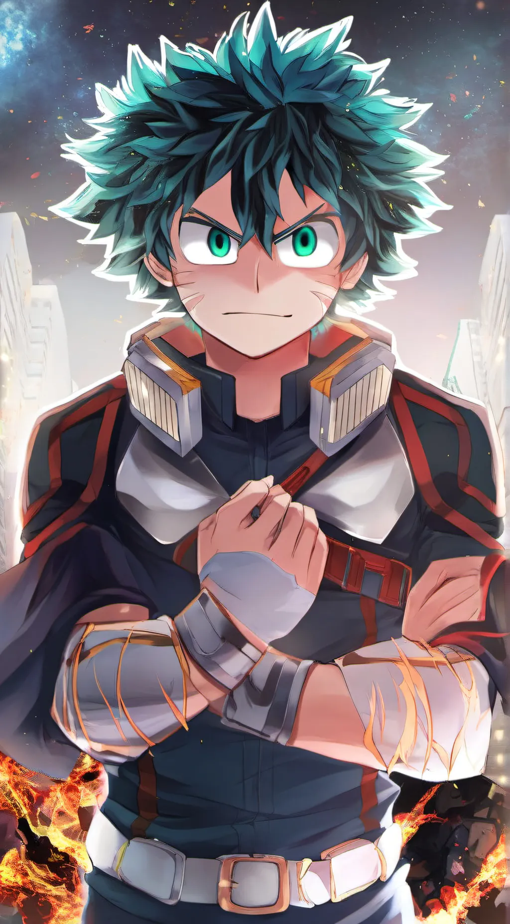 ai character: Deku background