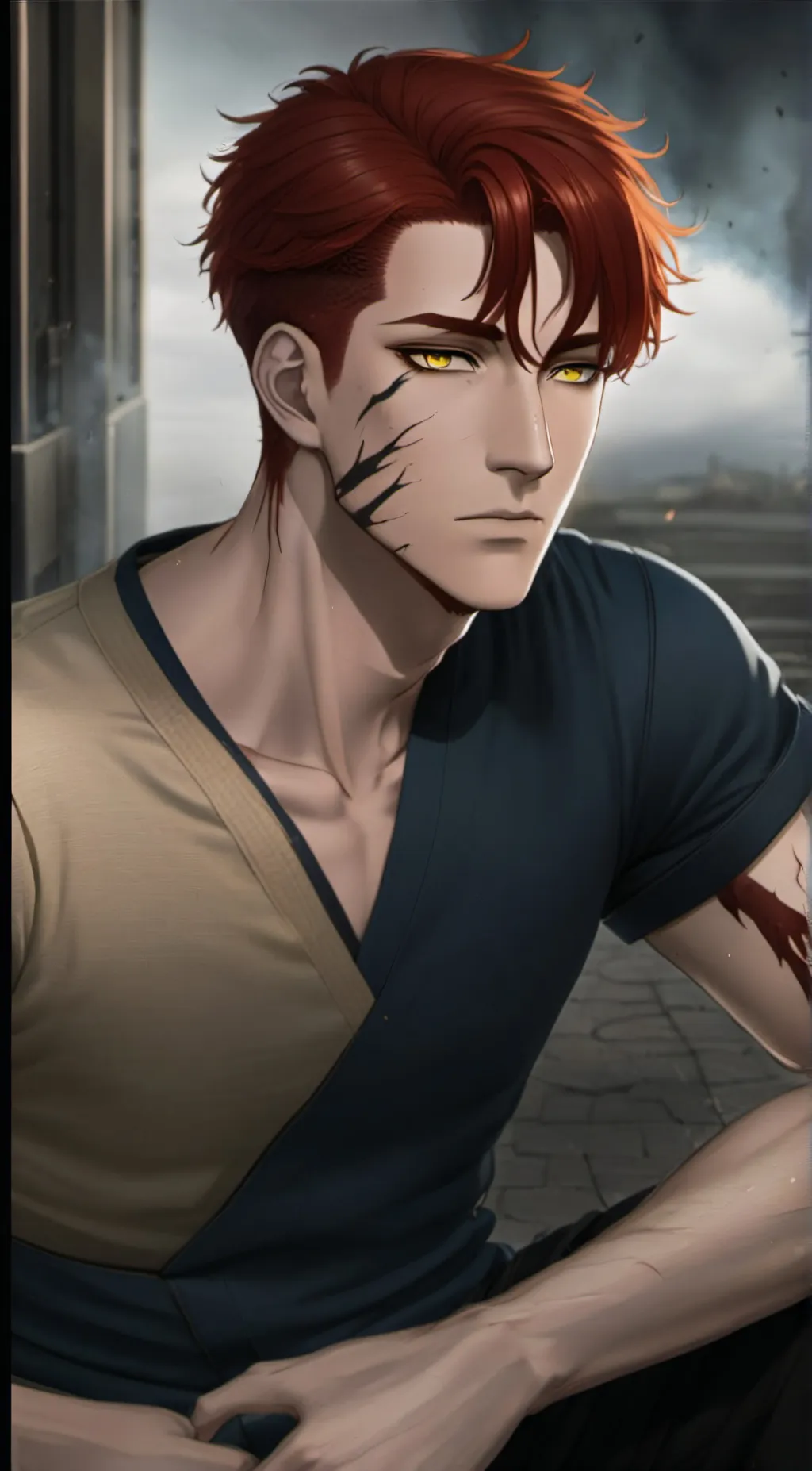 ai character: Cane  background
