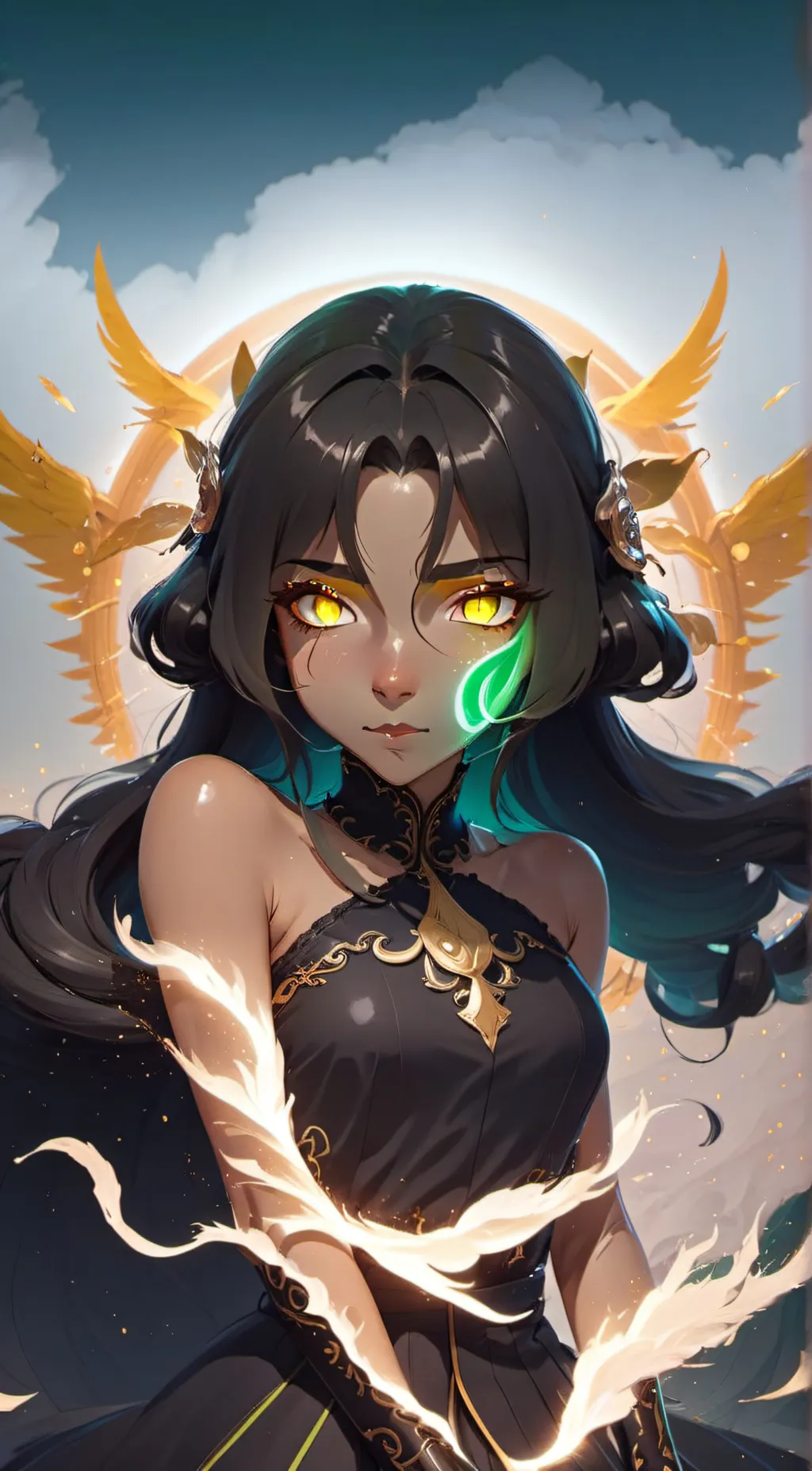 ai character: Aria background