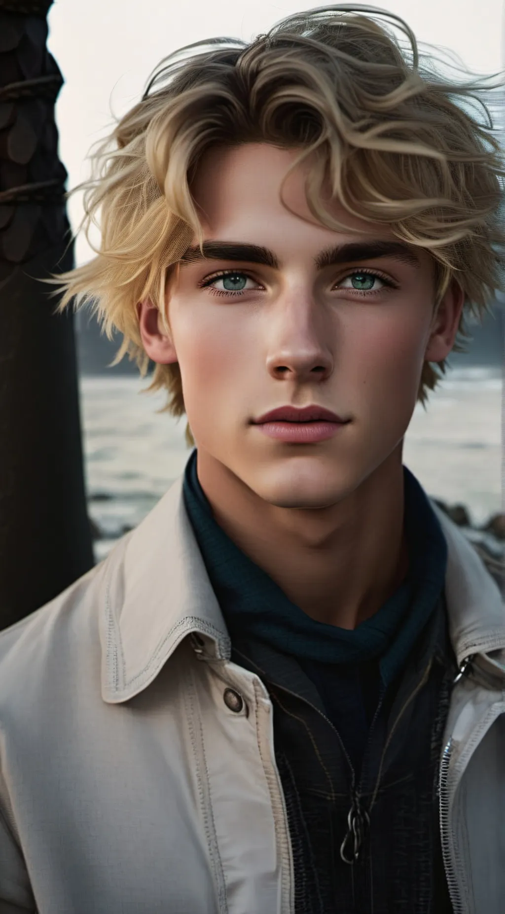 ai character: Lucas  background