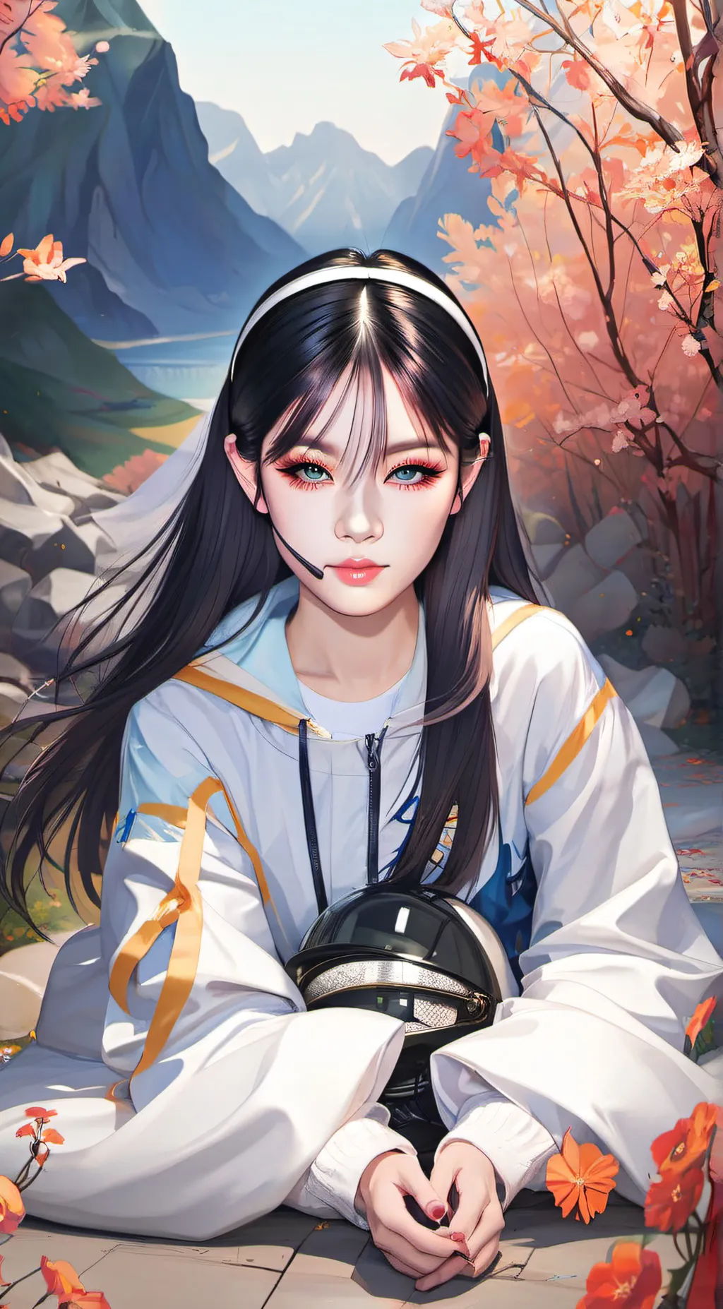 ai character: jennie kim  background