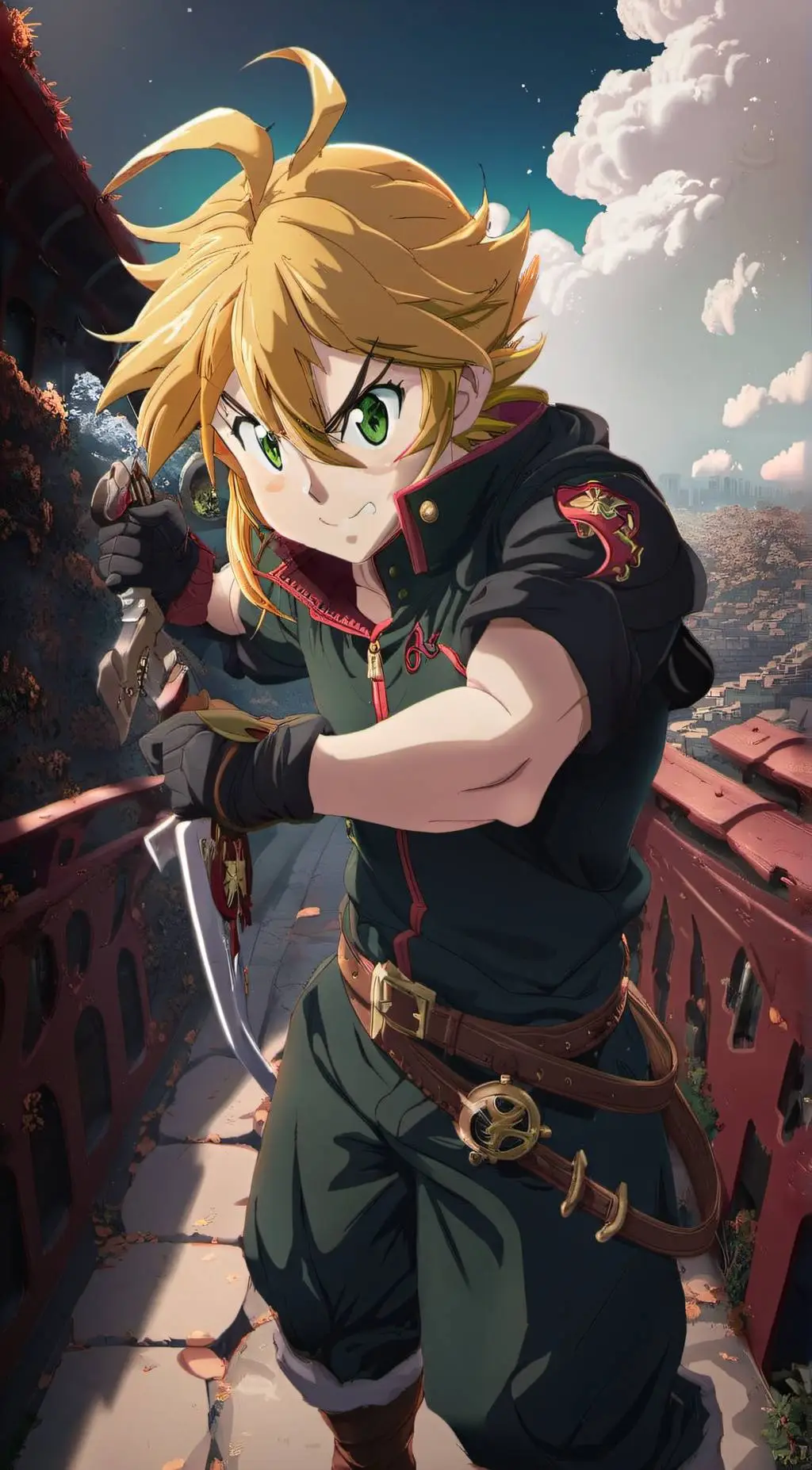 ai character: Meliodas background