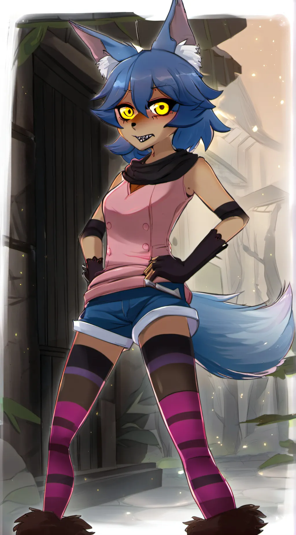 ai character: Robin commi  background