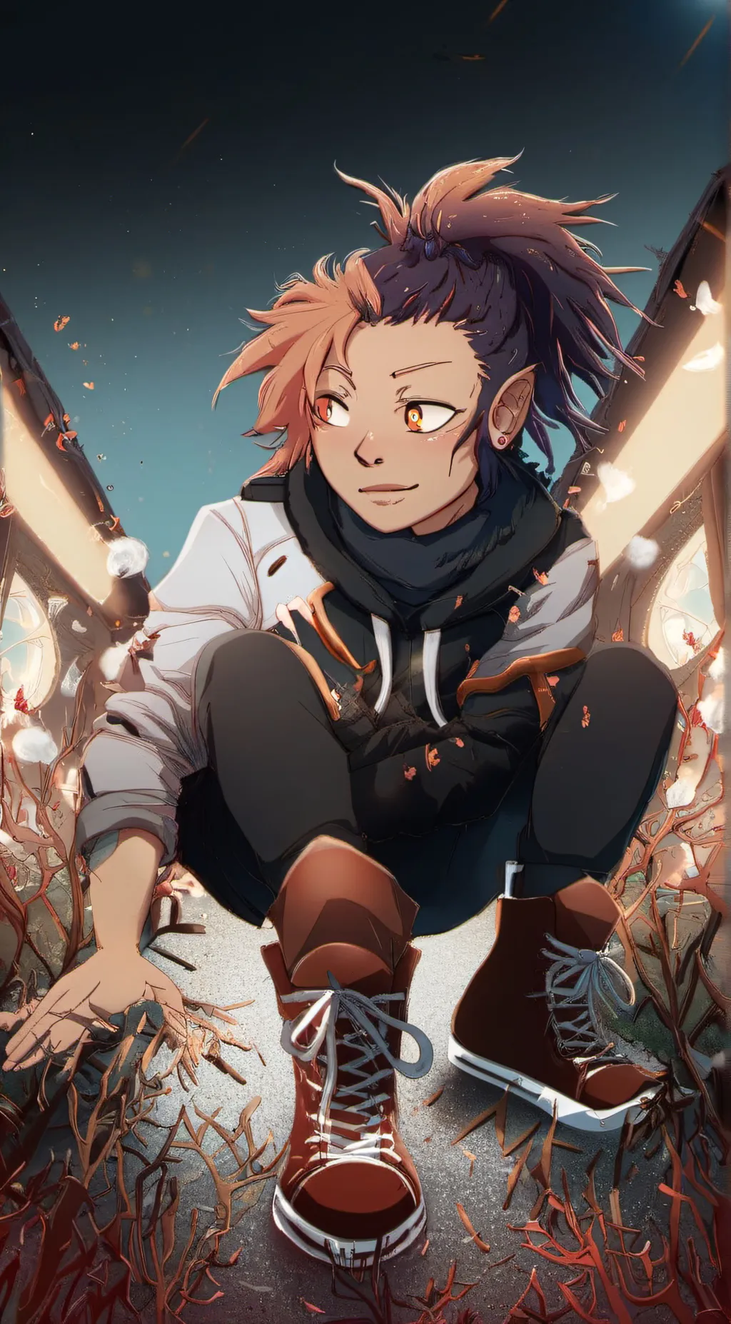 ai character: Ash background