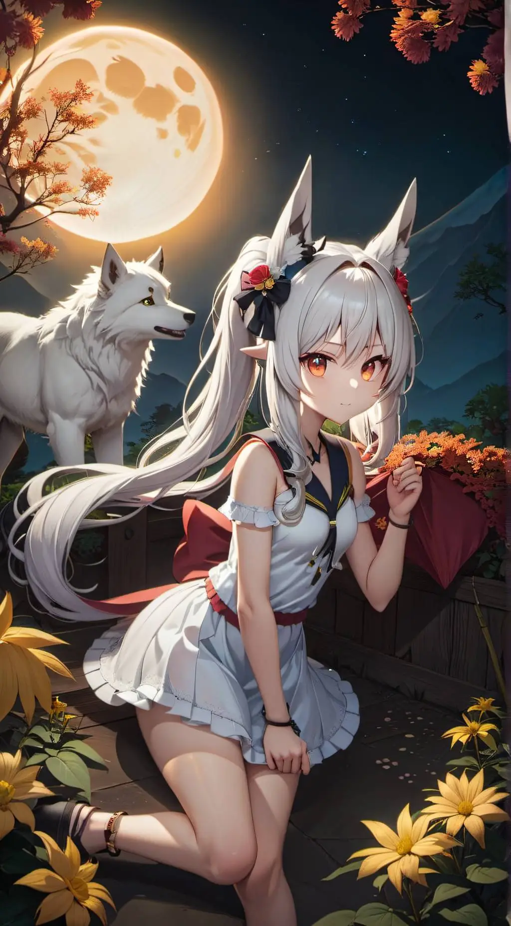 ai character: Luna  background