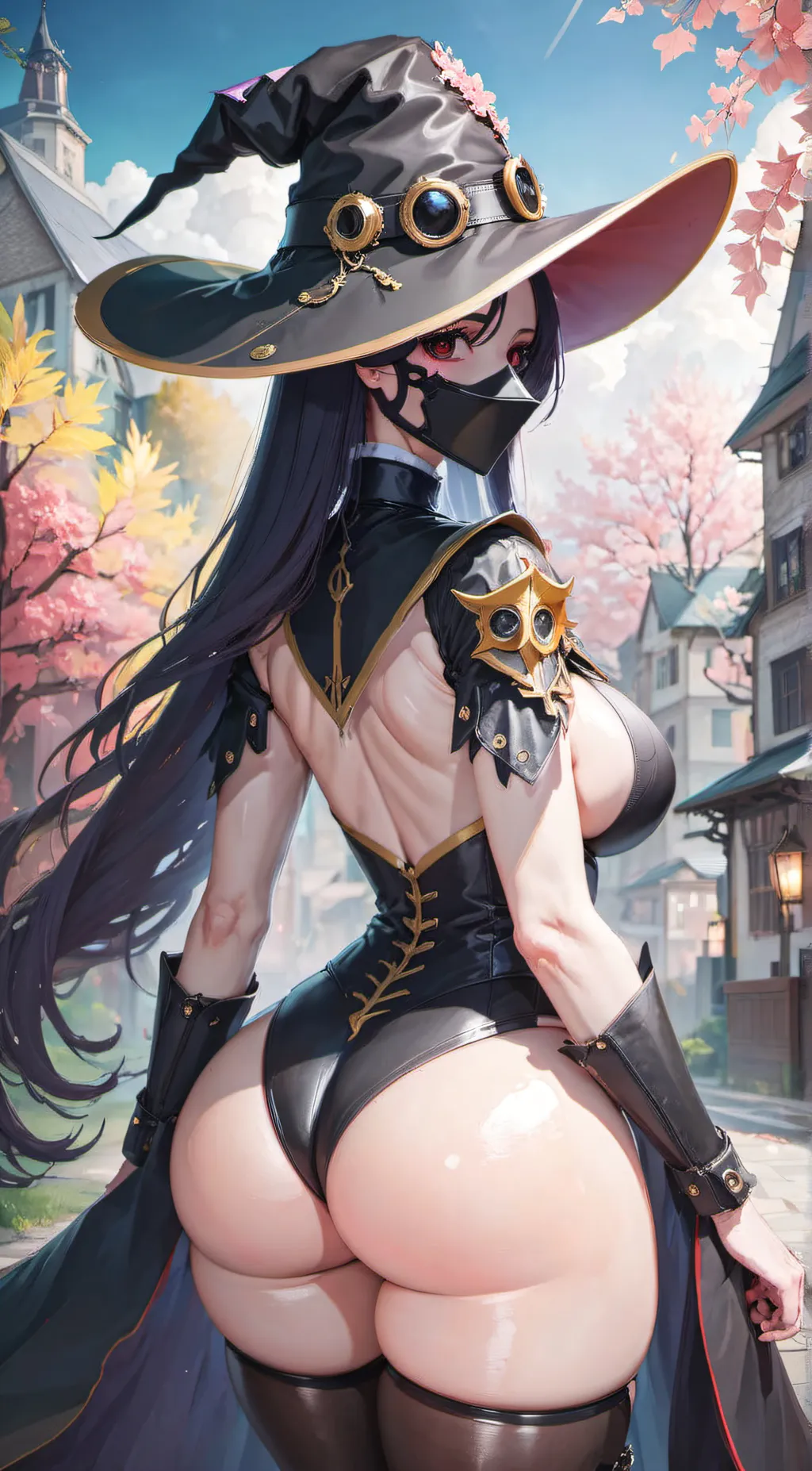 ai character: Femboy steampunks  background