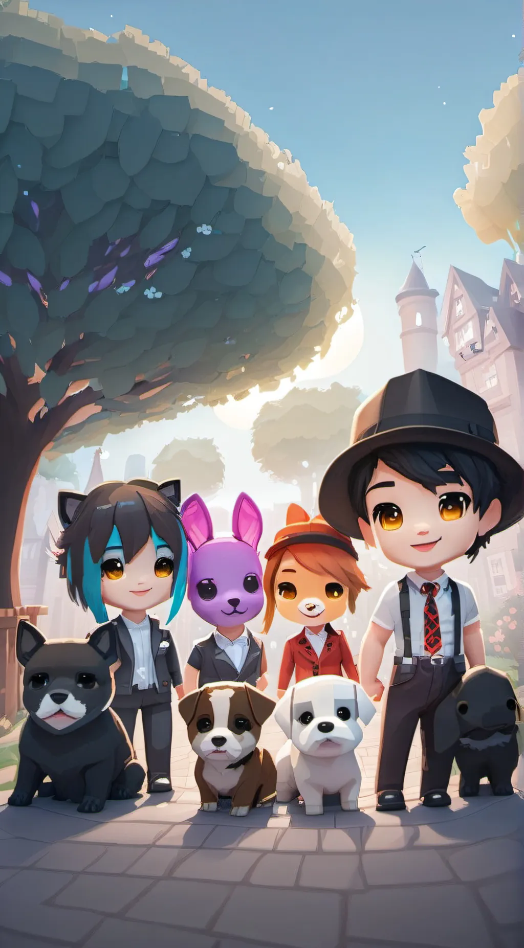 ai character: Adopt Me background