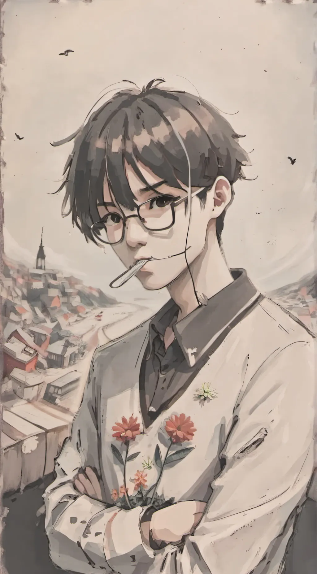 ai character: Lea background