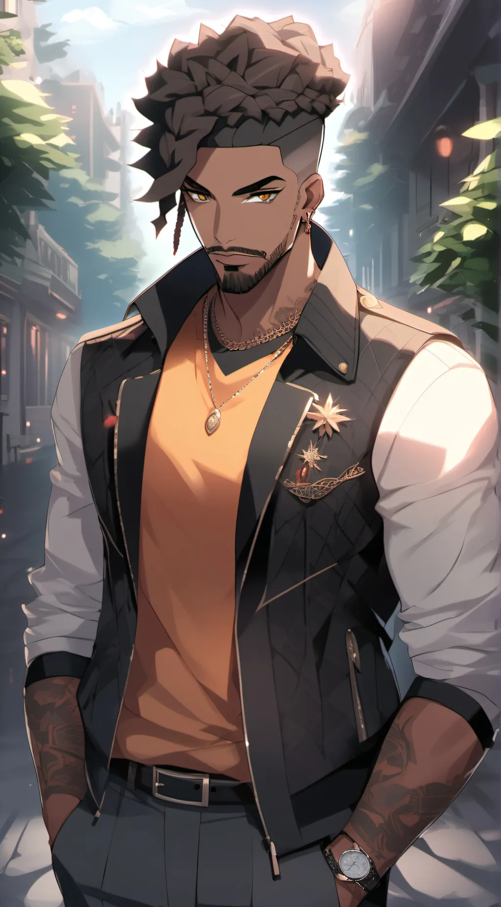 ai character: 💙❤Muitan💙❤ background