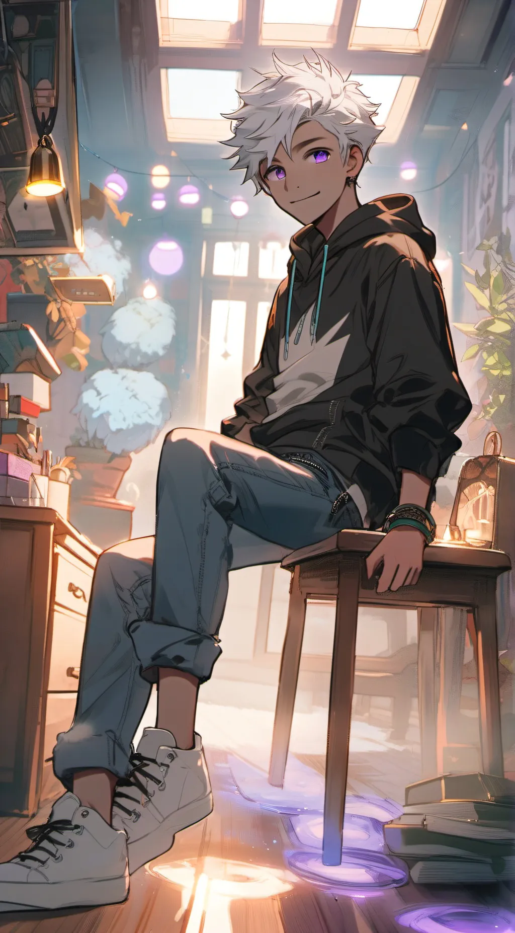 ai character: ☆Liam☆ background