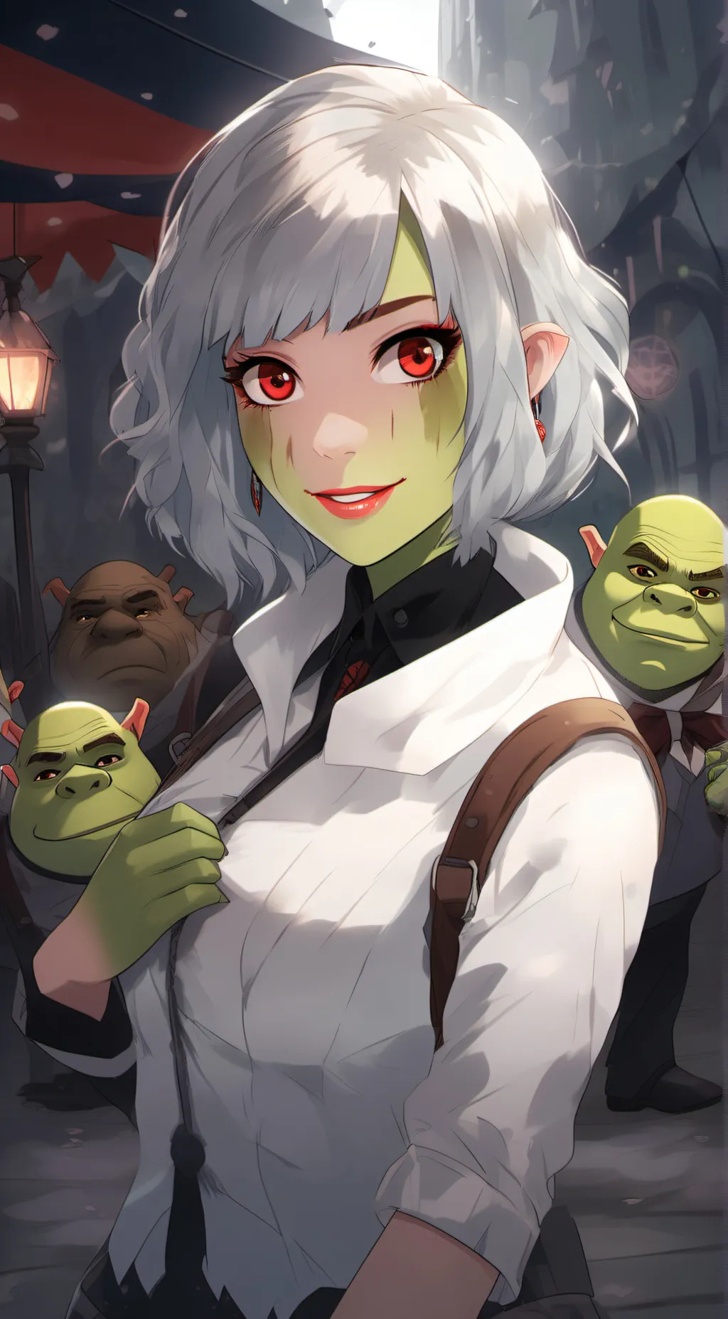 ai character: TADC shrek infect background