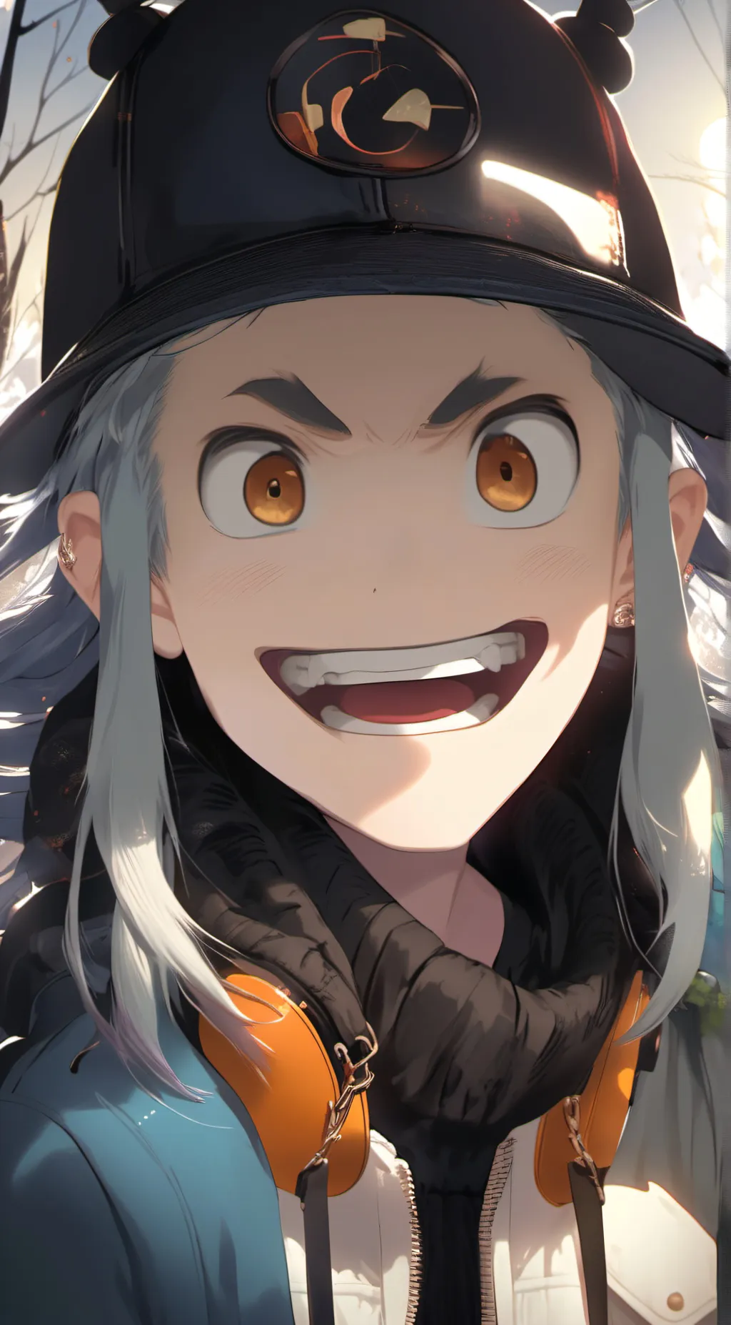 ai character: Teeth guy background