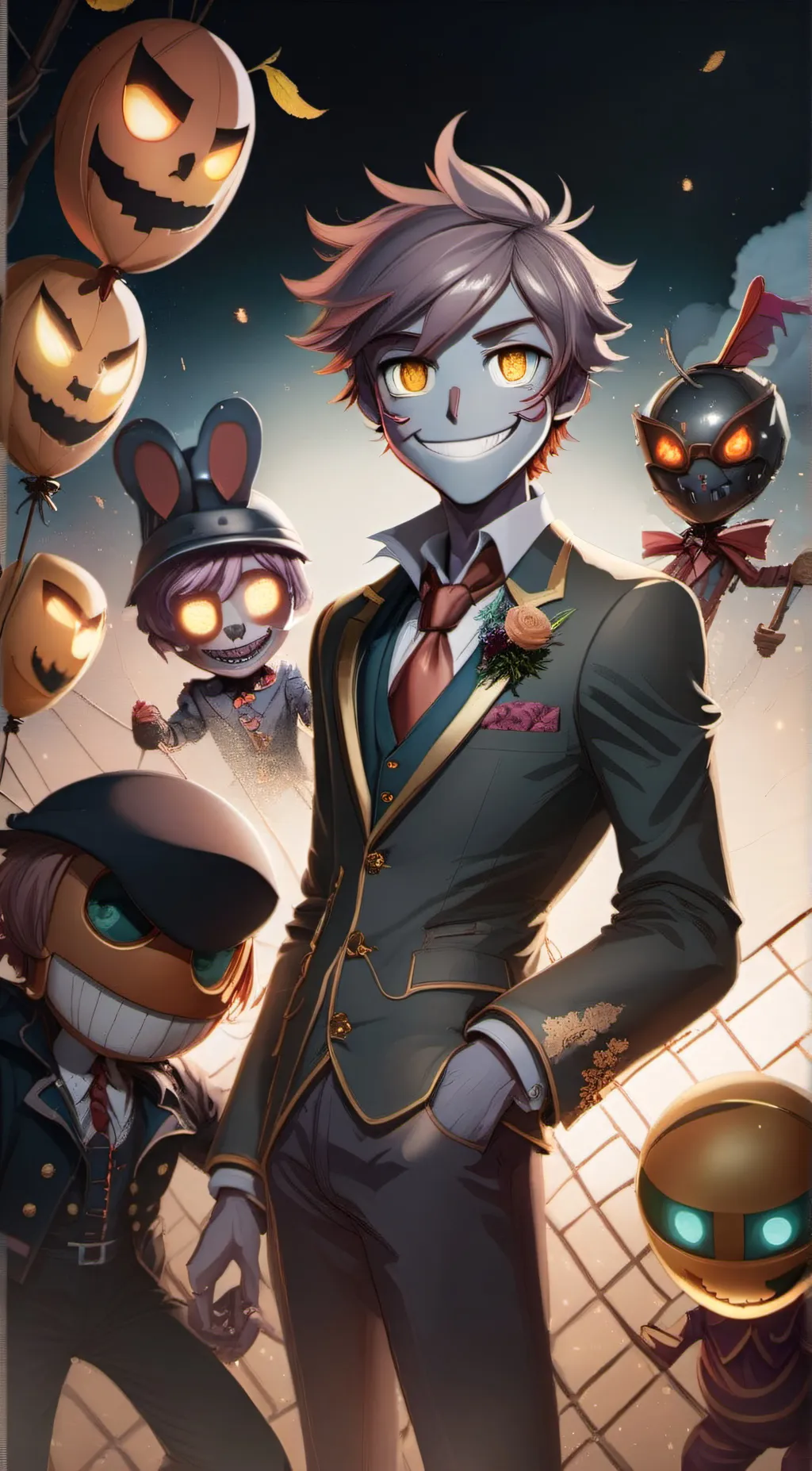 ai character: William afton  background