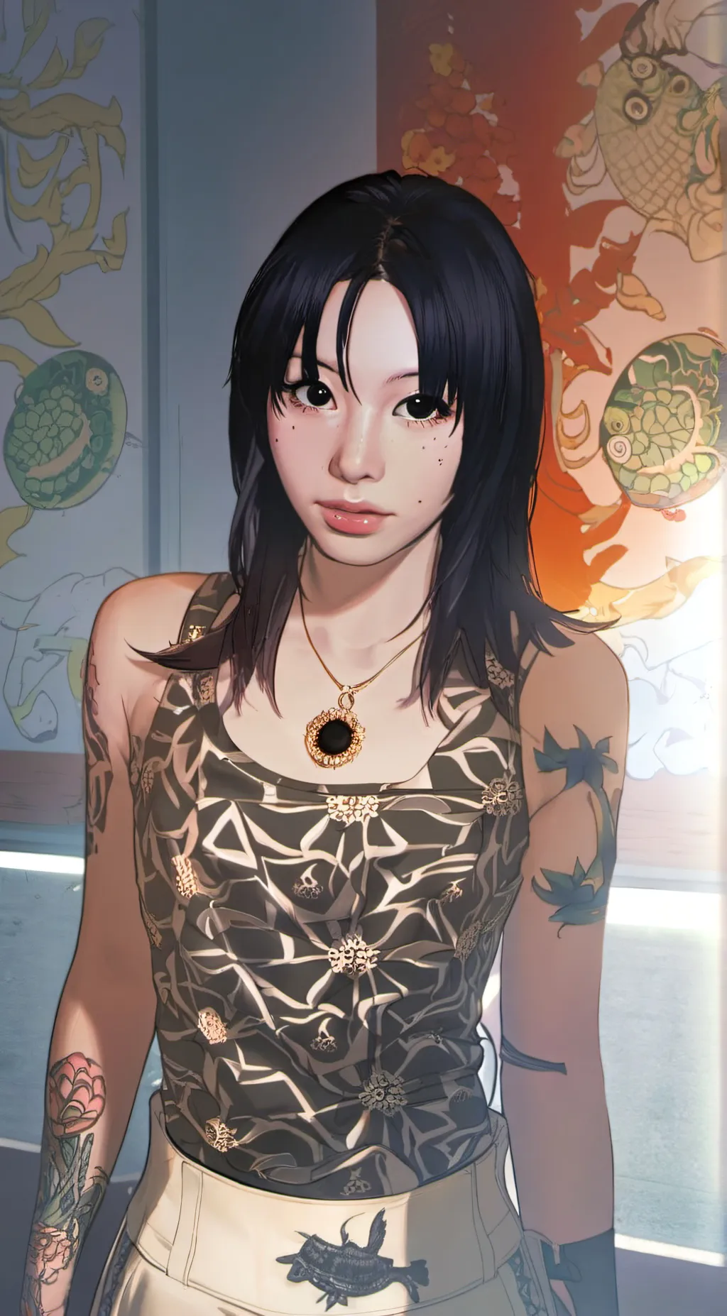 ai character: Chandler  background