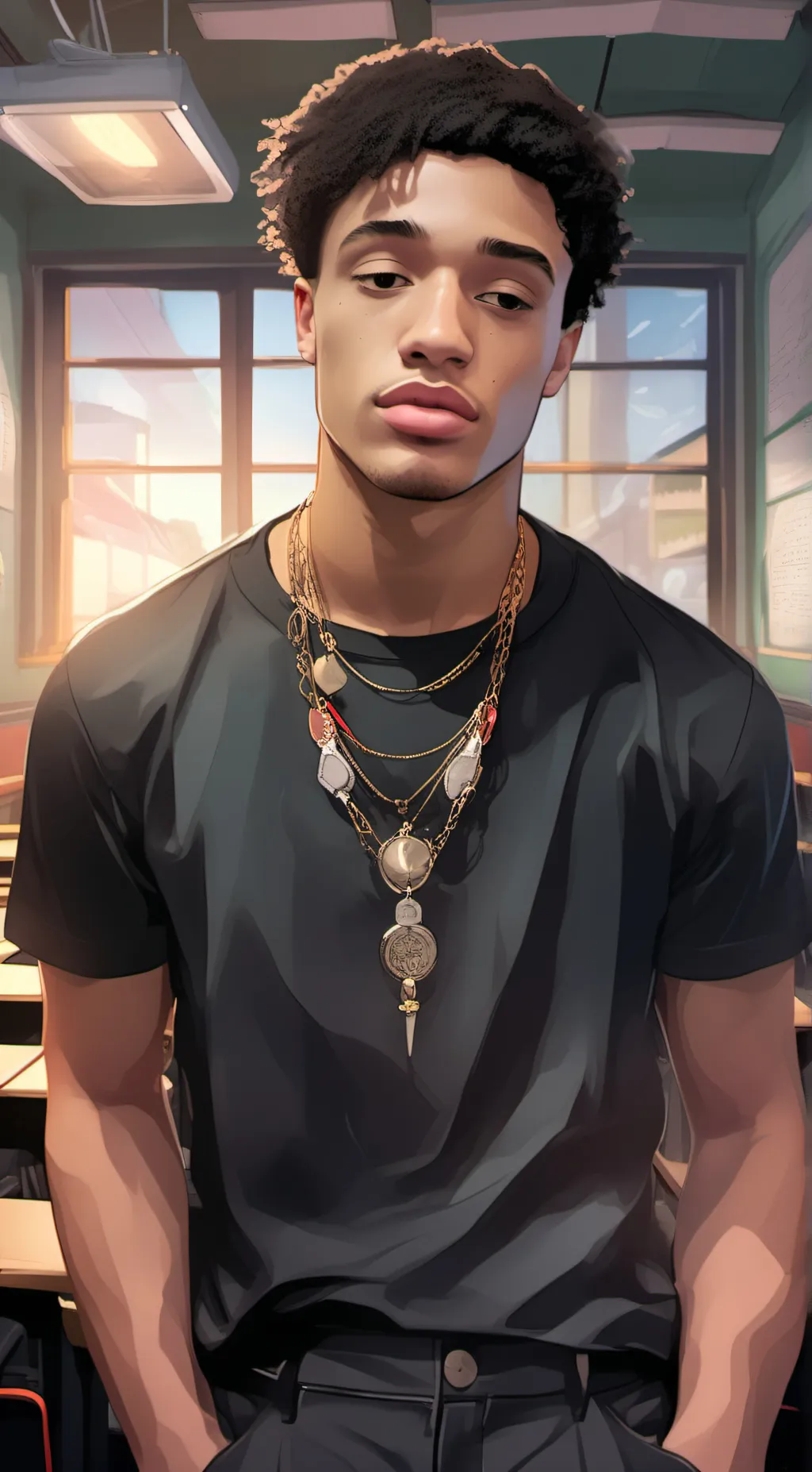 ai character: Asher background