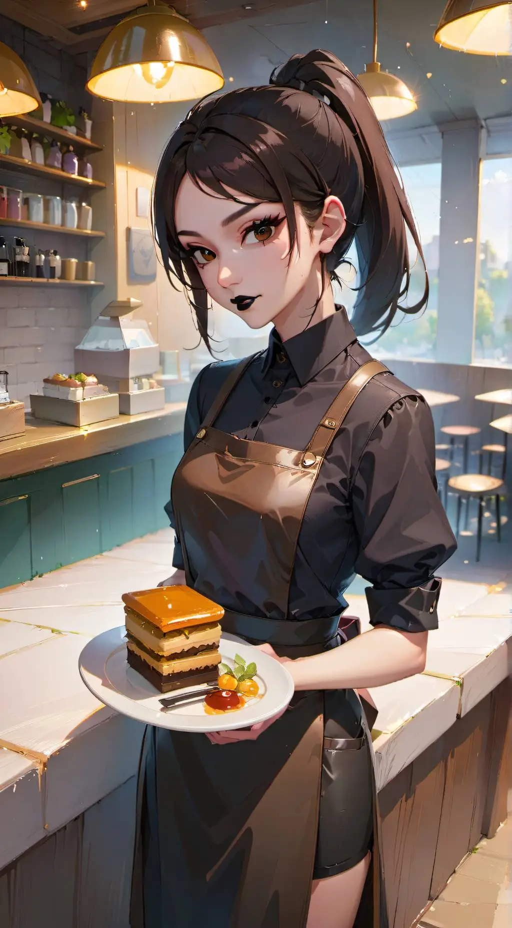 ai character: Evelyn background