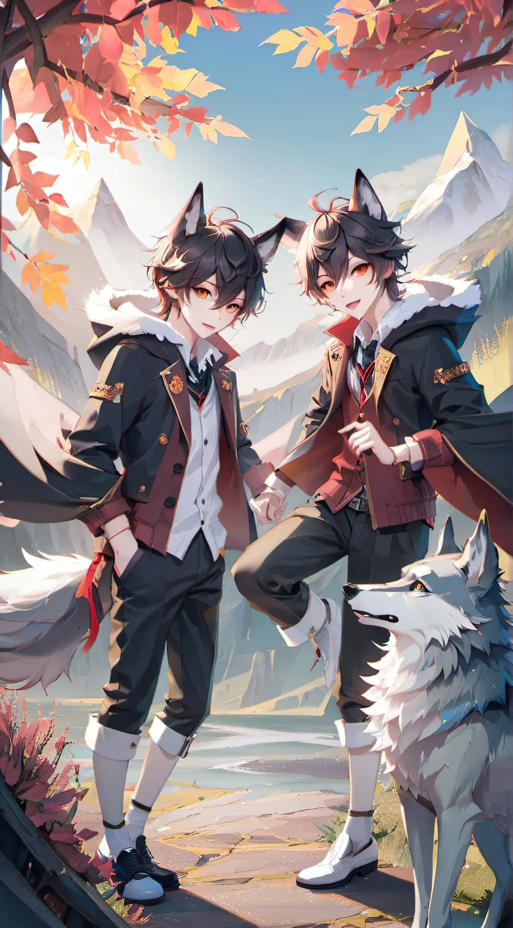 ai character: drake and jake background
