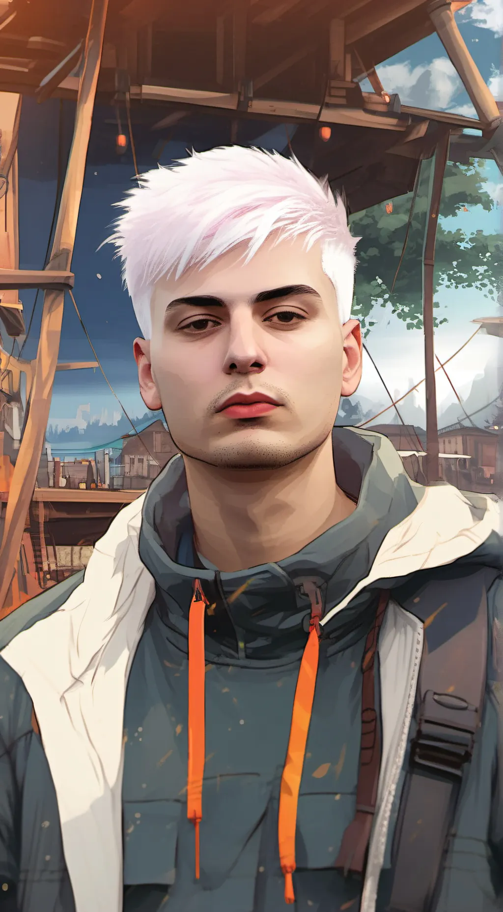 ai character: Lit Killah  background